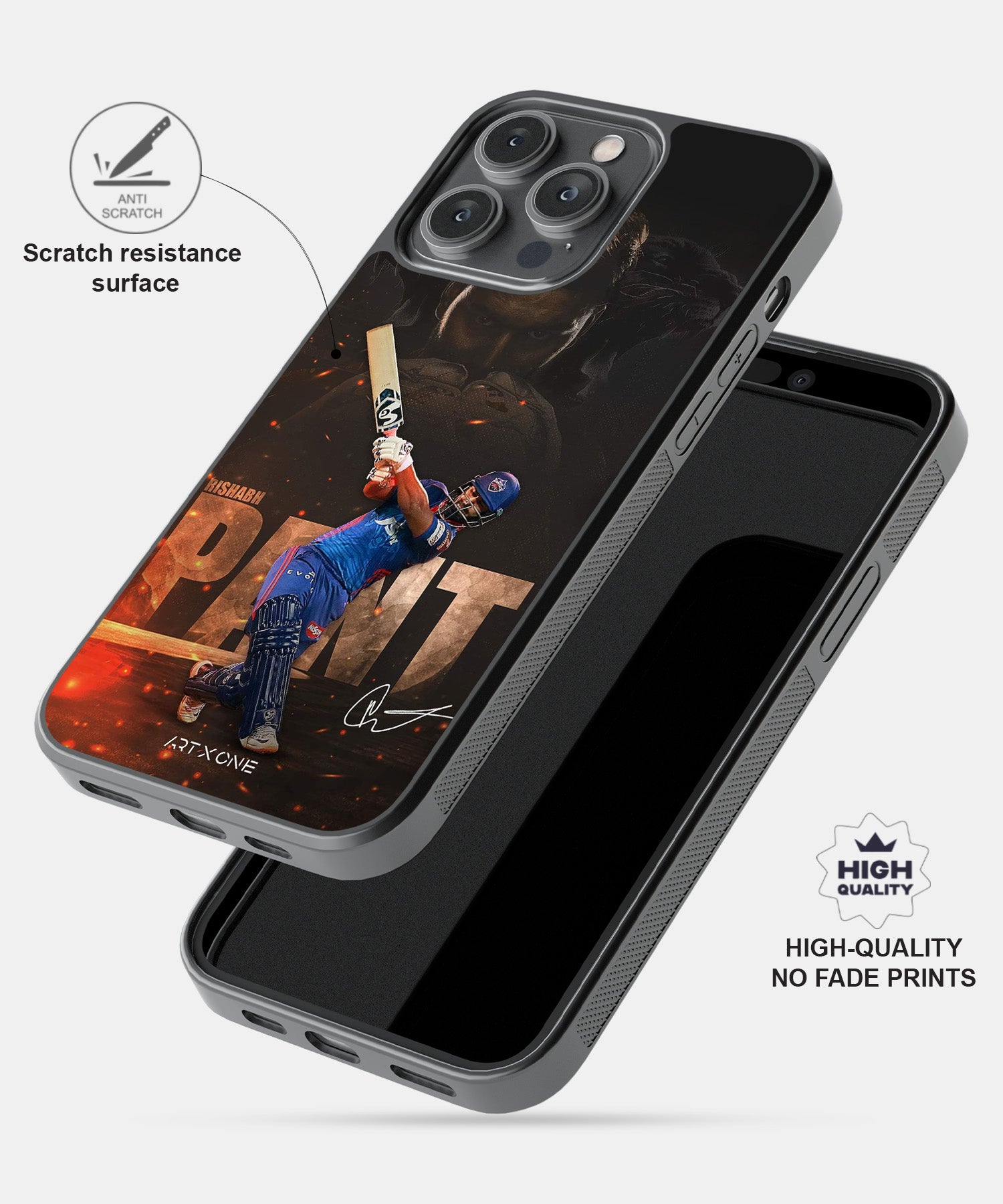 Rishabh Pant Mobile Back Cover