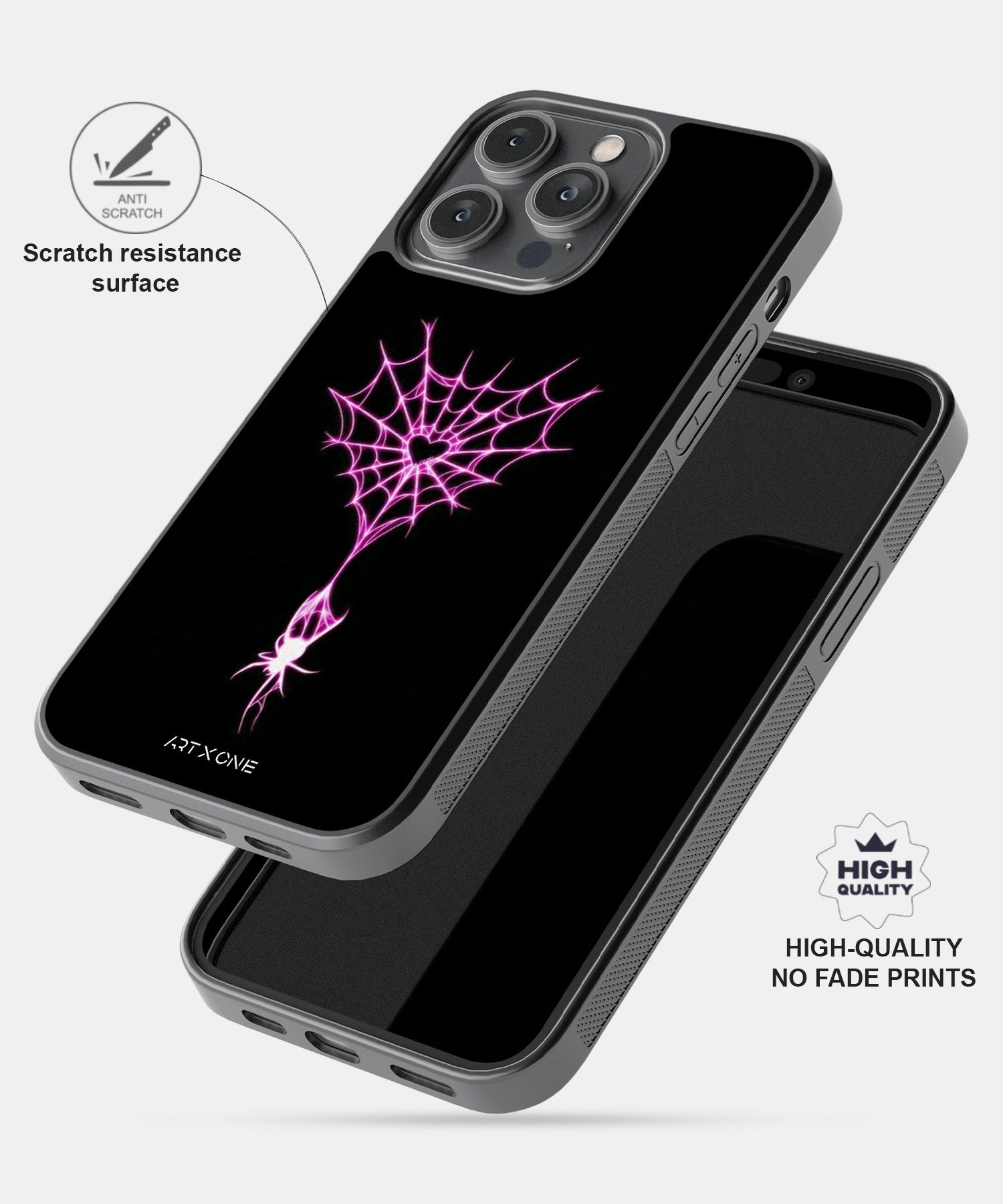 Heart Web Mobile Back Cover