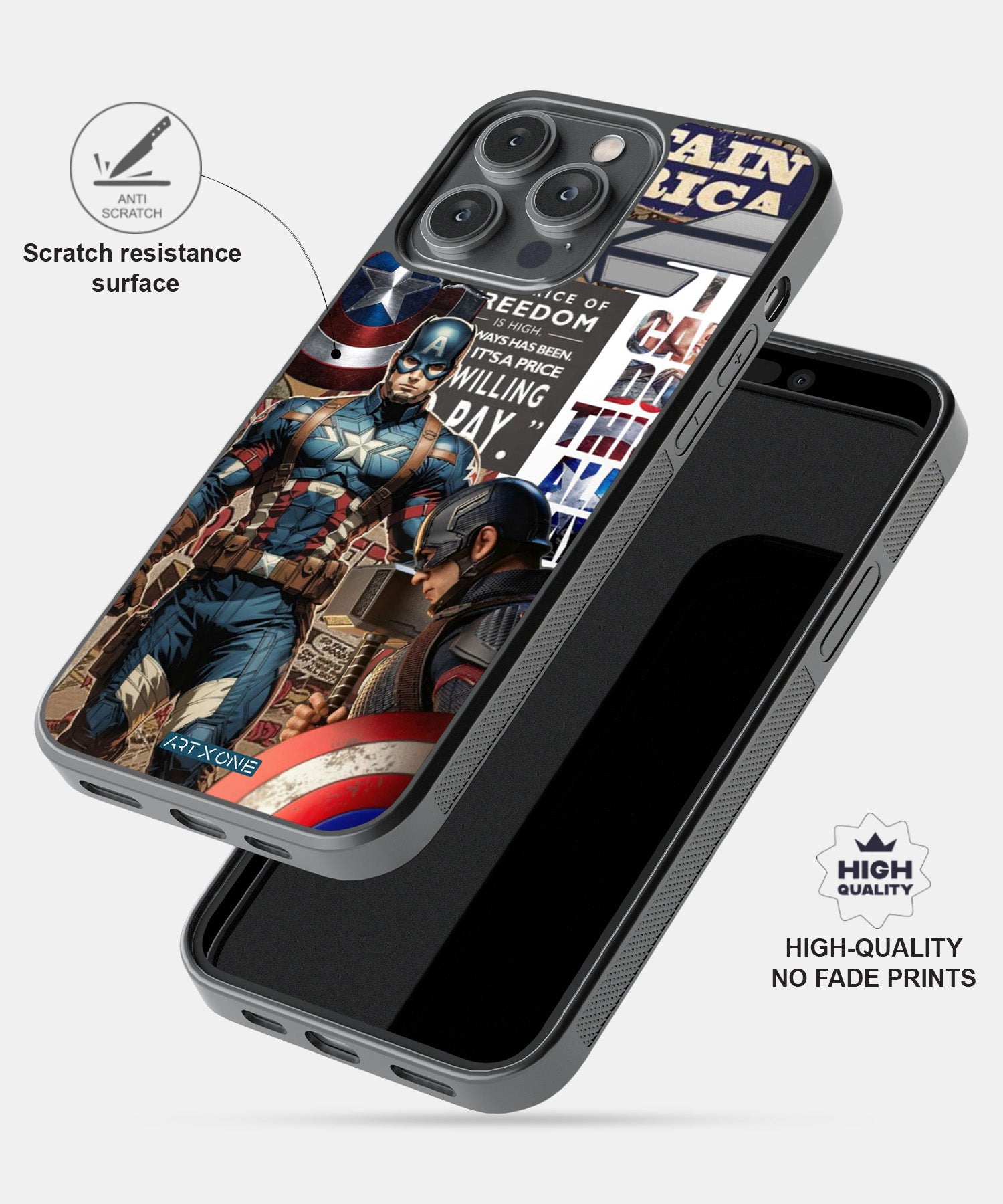 Captain American Originals Mobile Back Cover