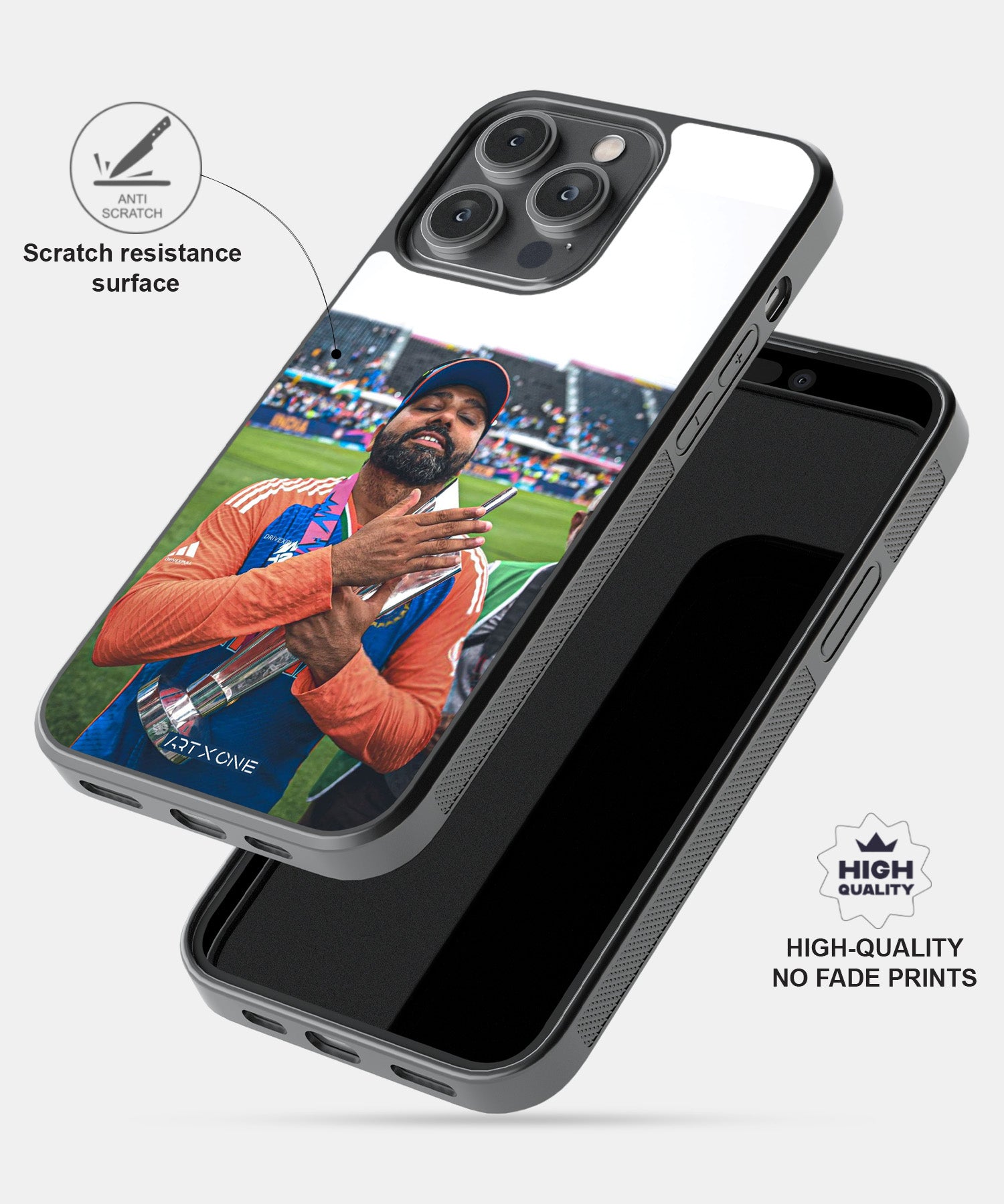 Rohit Sharma T20 Champion Mobile Back Cover