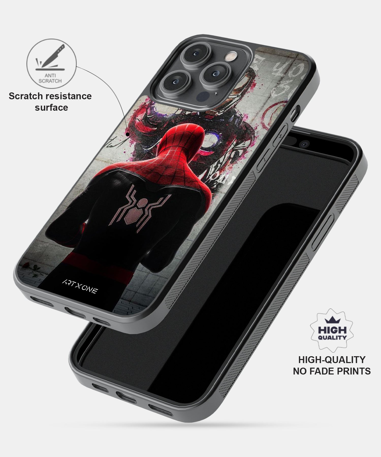 Iron Man X Spiderman Mobile Back Cover