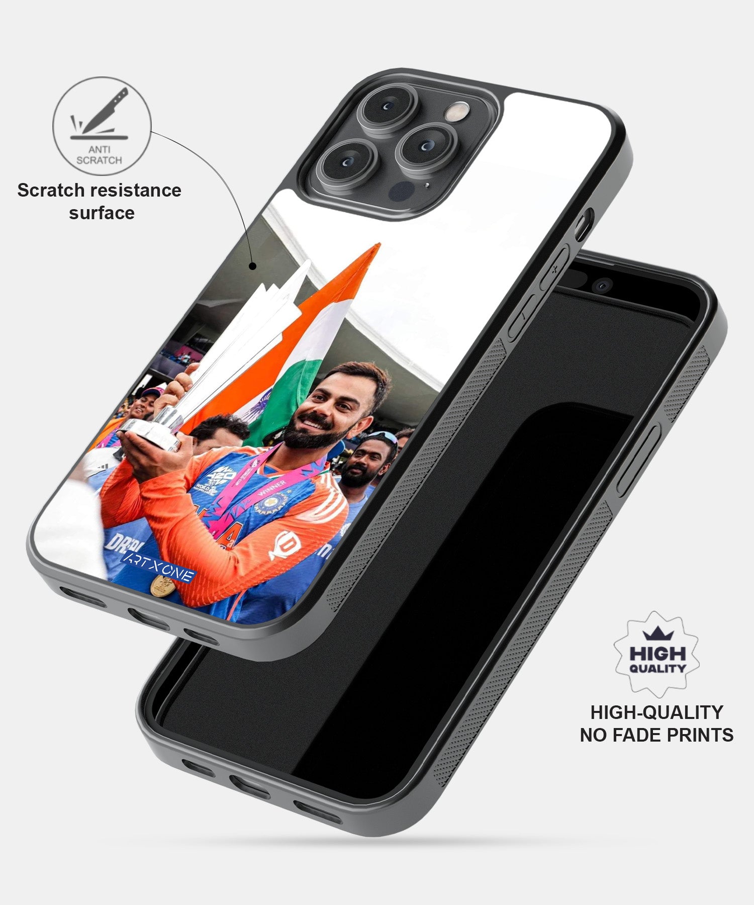 Virat Kohli T20 Champion Mobile Back Cover