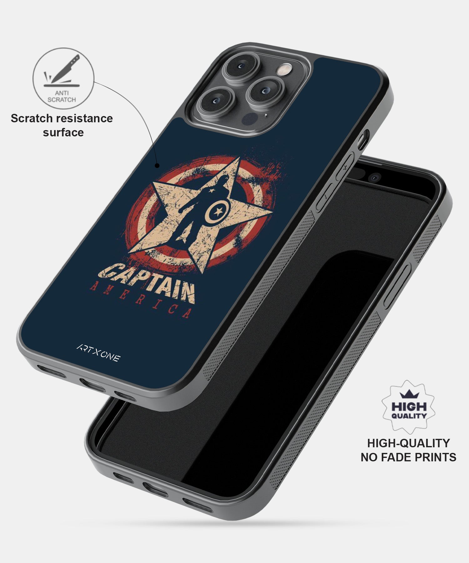 Captain America Mobile Back Cover