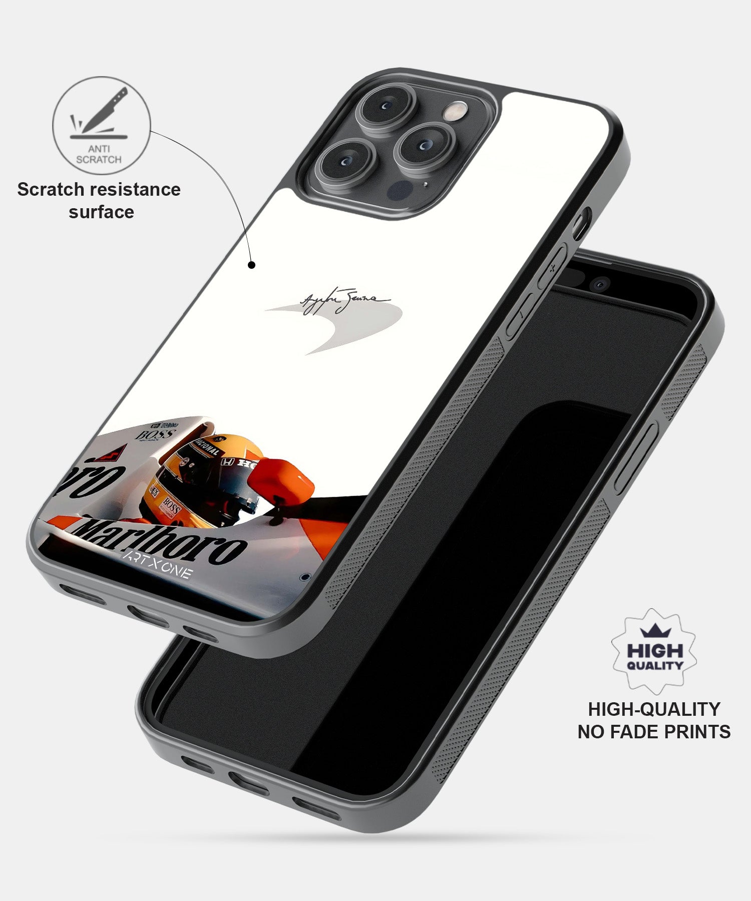 Ayrton Senna Malboro Mobile Back Cover