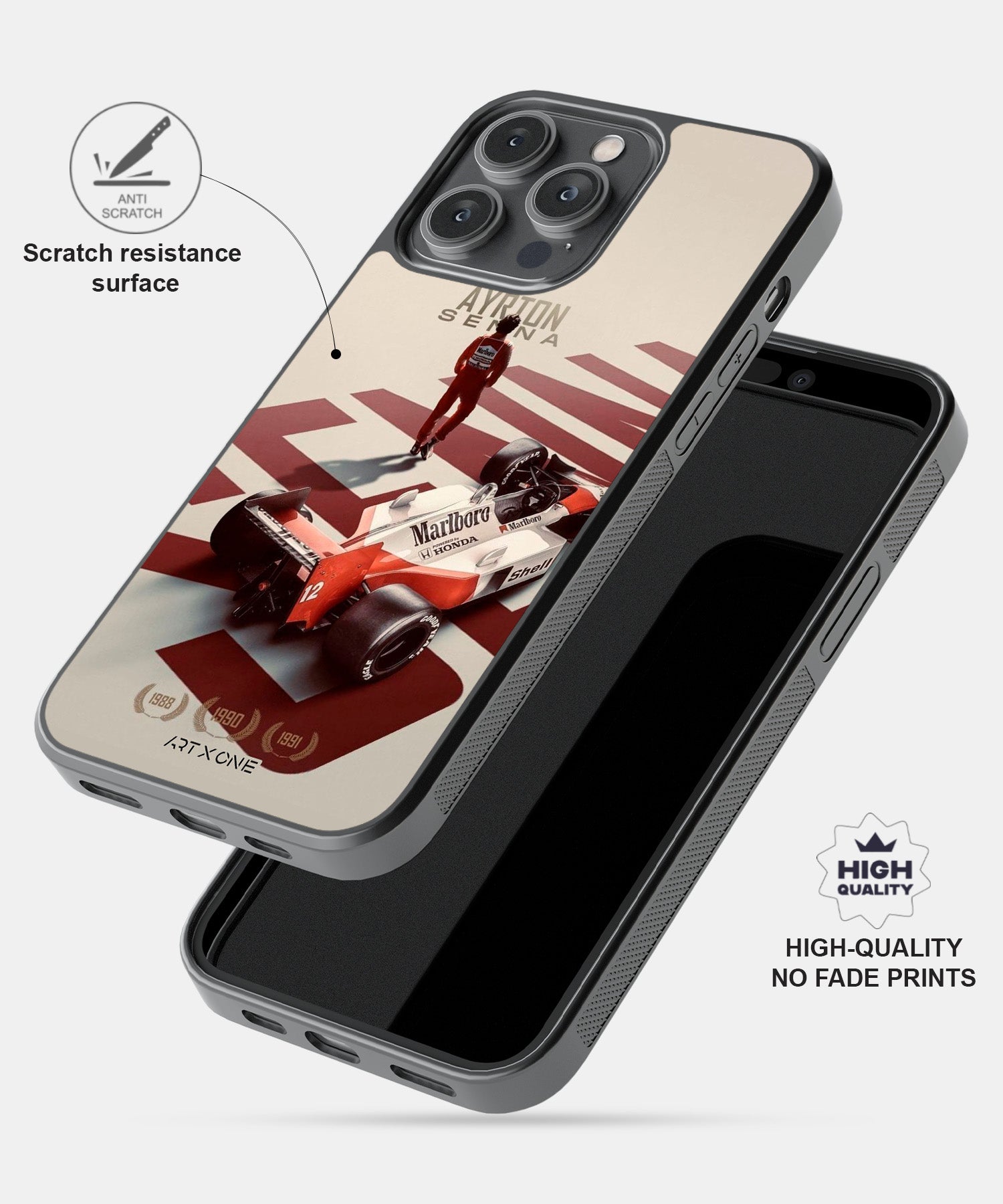 Ayrton Senna Mobile Back Cover