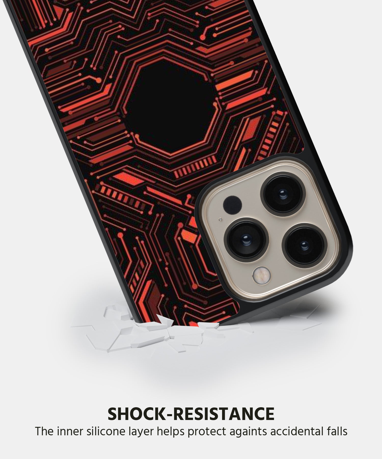 Abstract Futuristic Pattern Mobile Back Cover