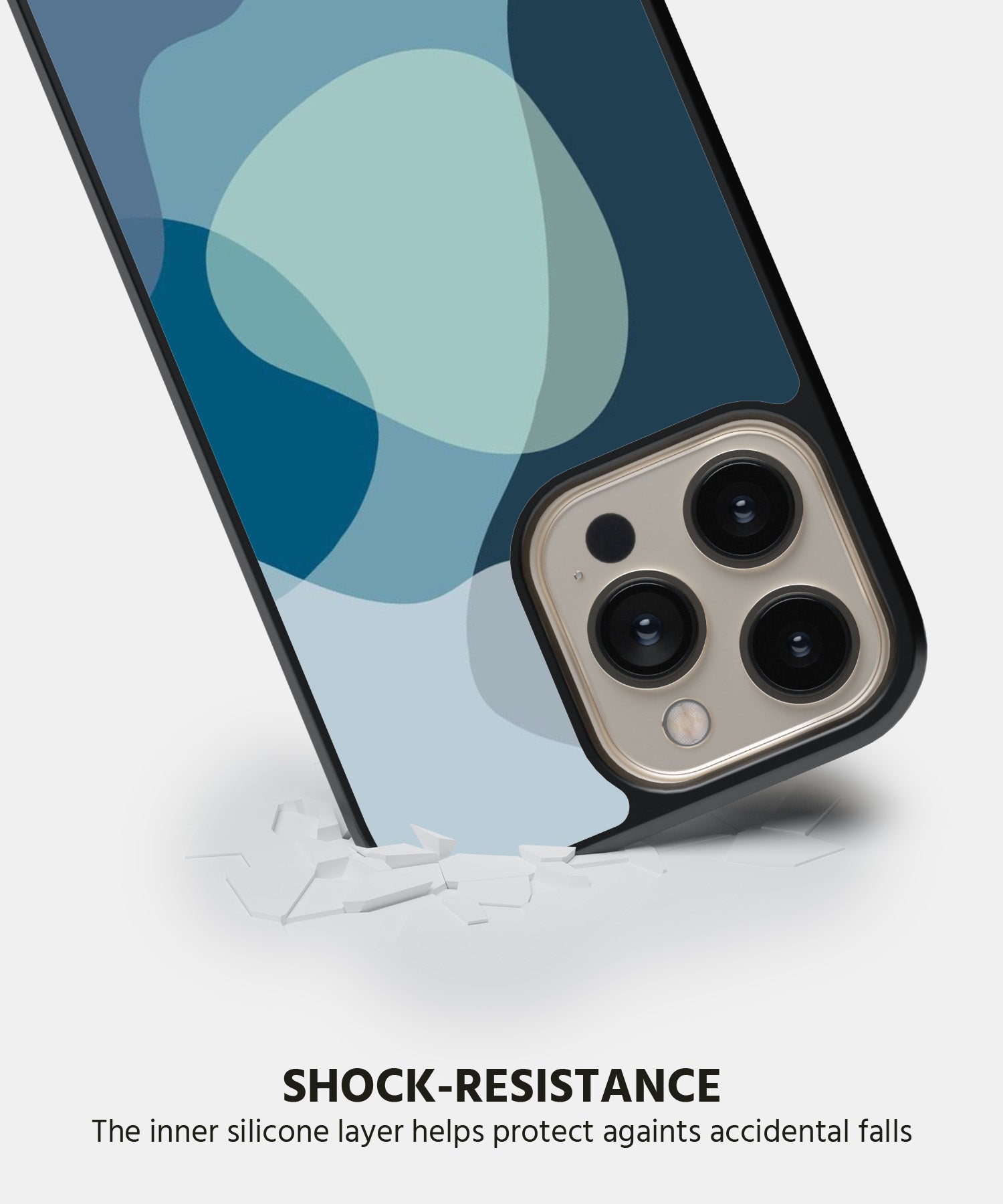 Blue Bubble Abstract Mobile Back Cover