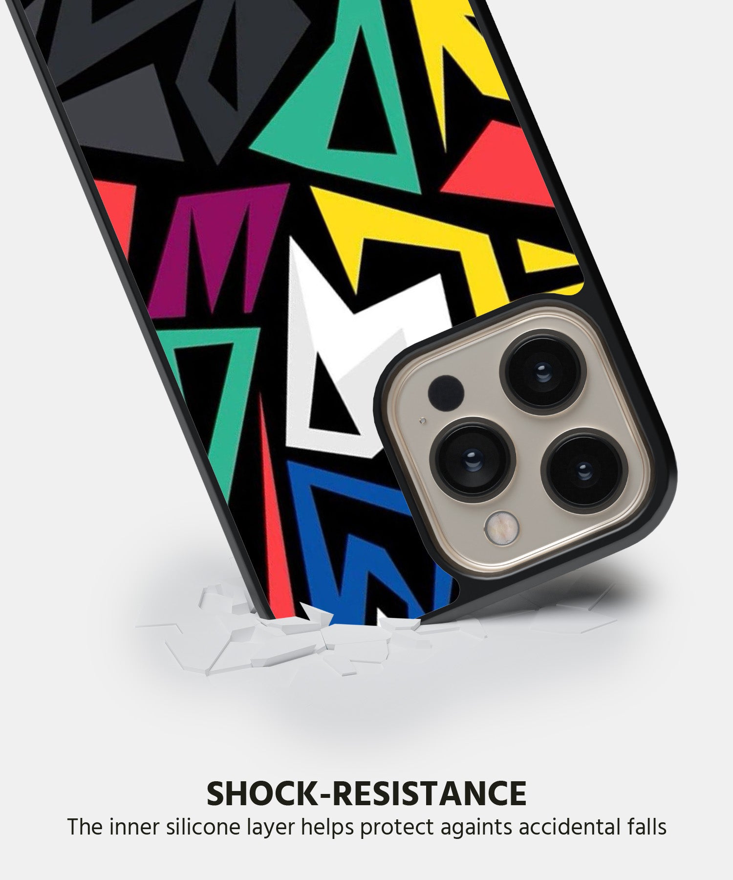 Abstract Colorful Geometric Pattern Mobile Back Cover