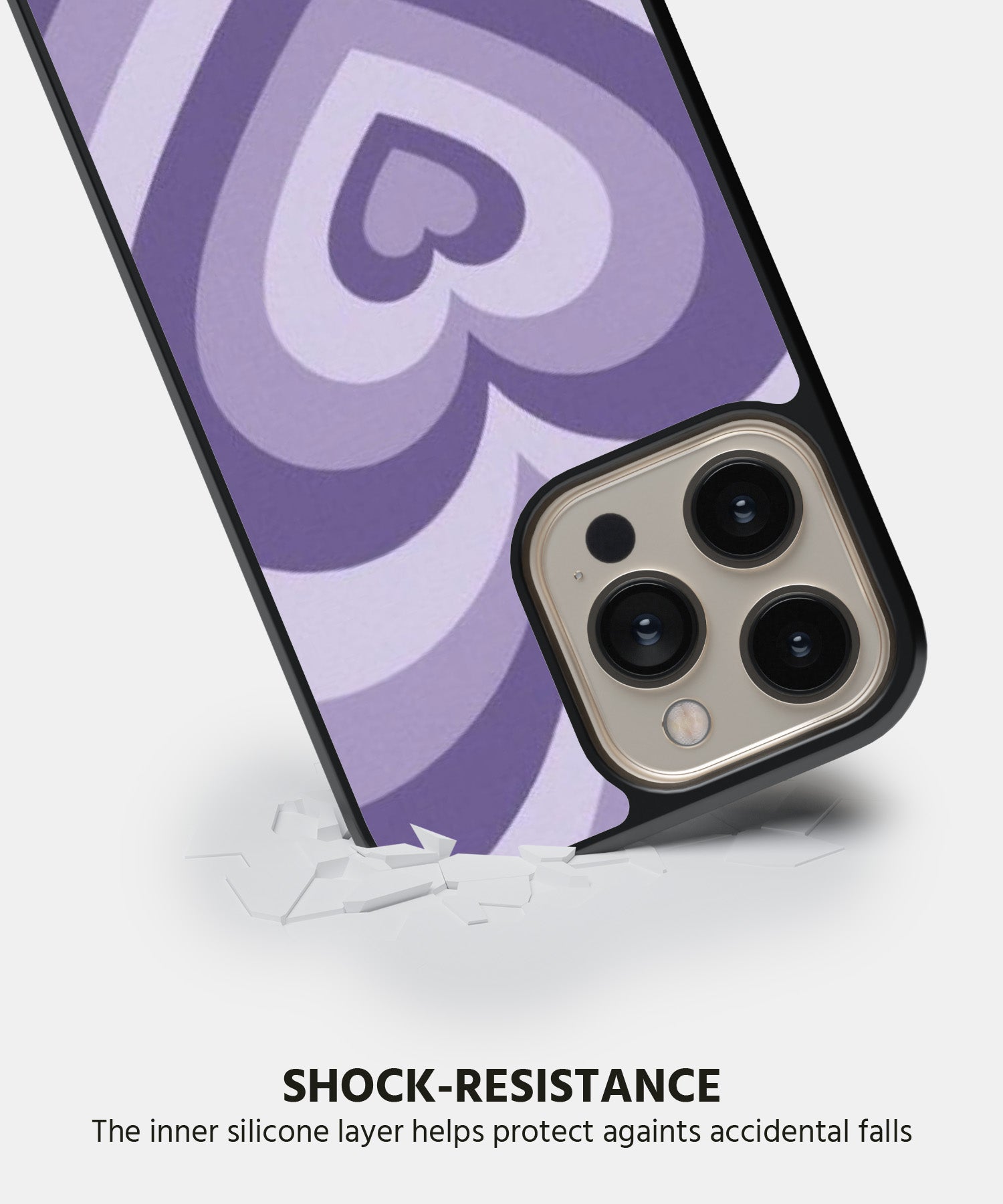 Y2K Pastel Purple Retro Hearts