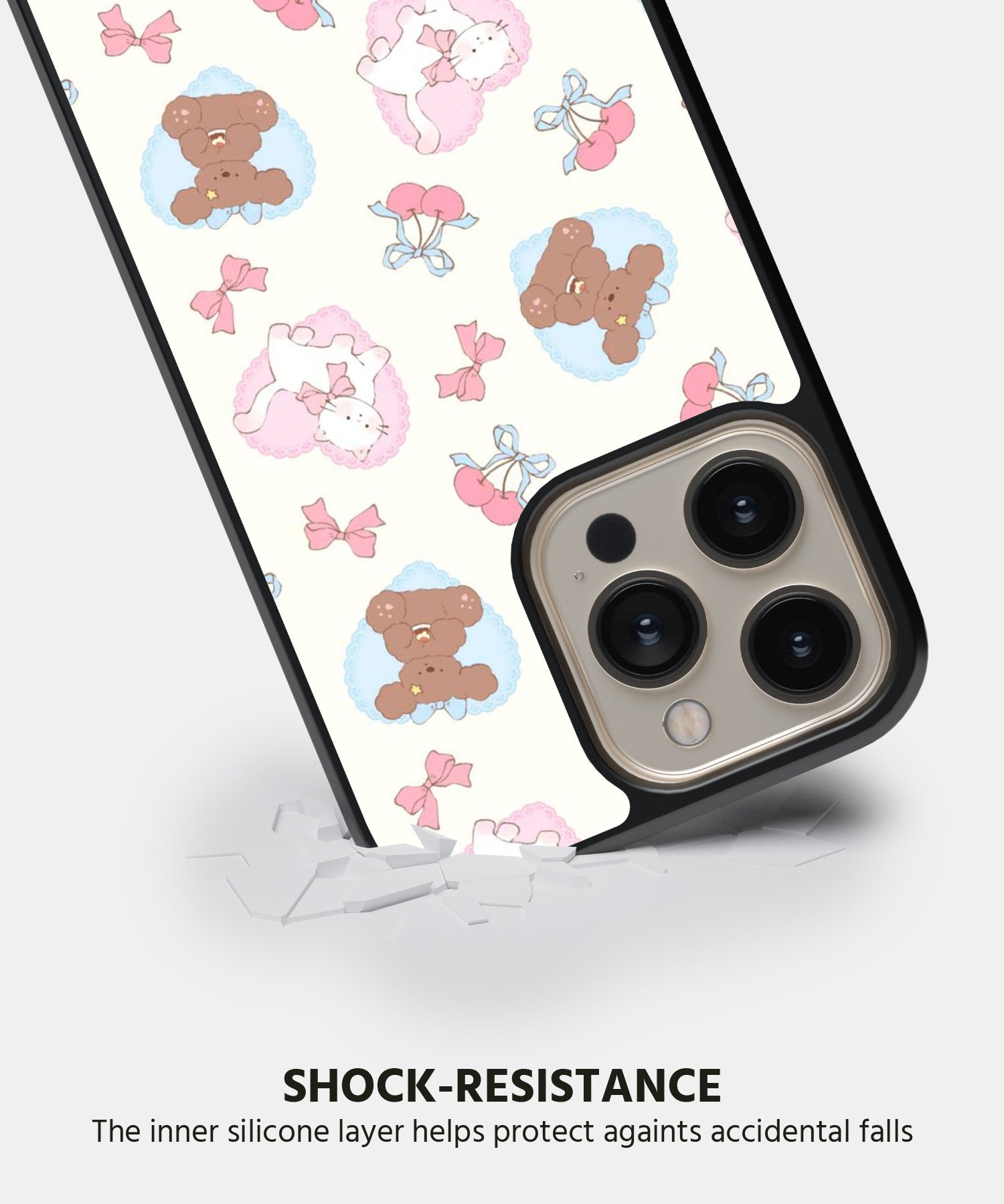 Cutie Heart Crew Mobile Back Cover