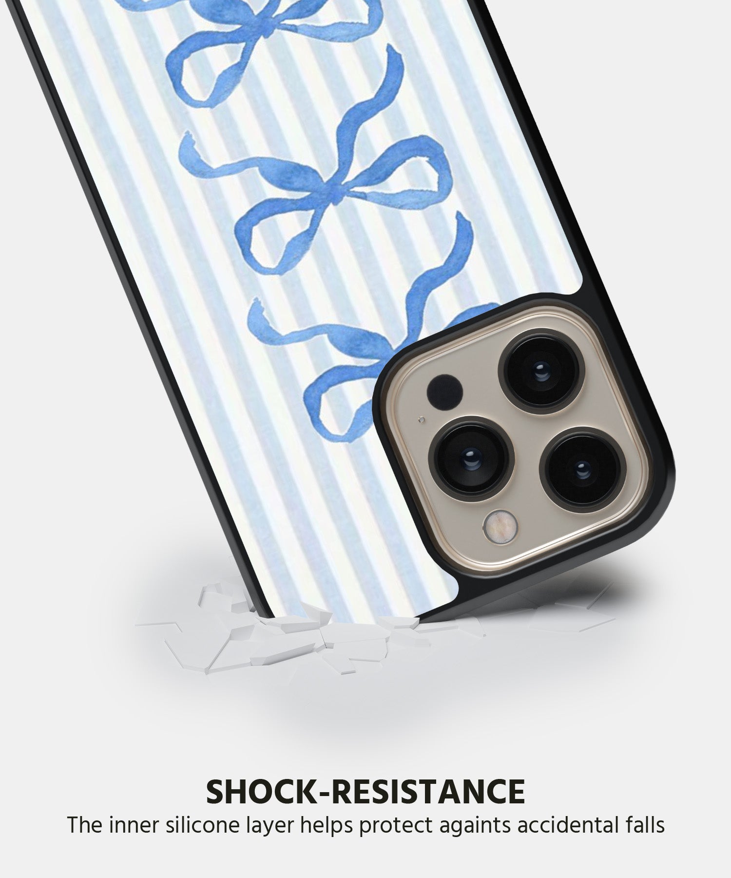 Striped Serenity Mobile Back Cover