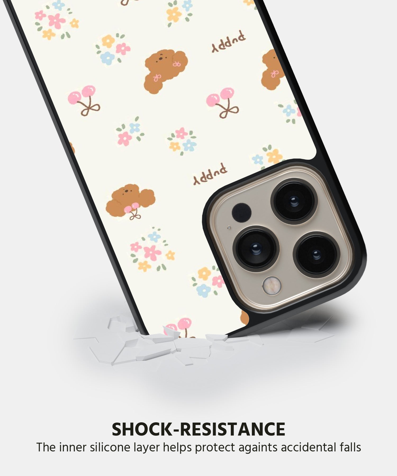 Cherry Pup Parade Mobile Back Cover