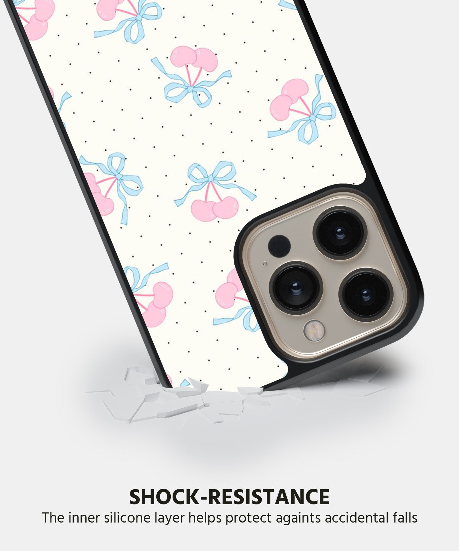Cherry Pop Ribbons Mobile Back Cover