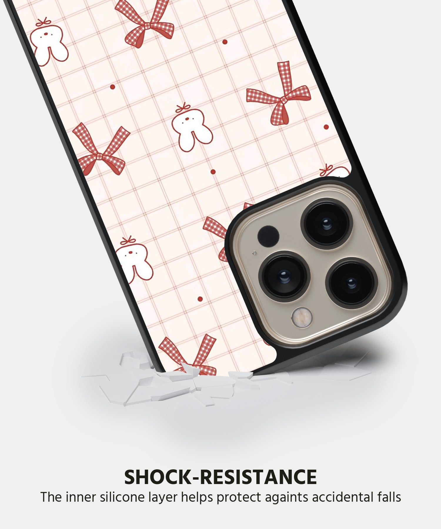 Gingham Hop Mobile Back Cover
