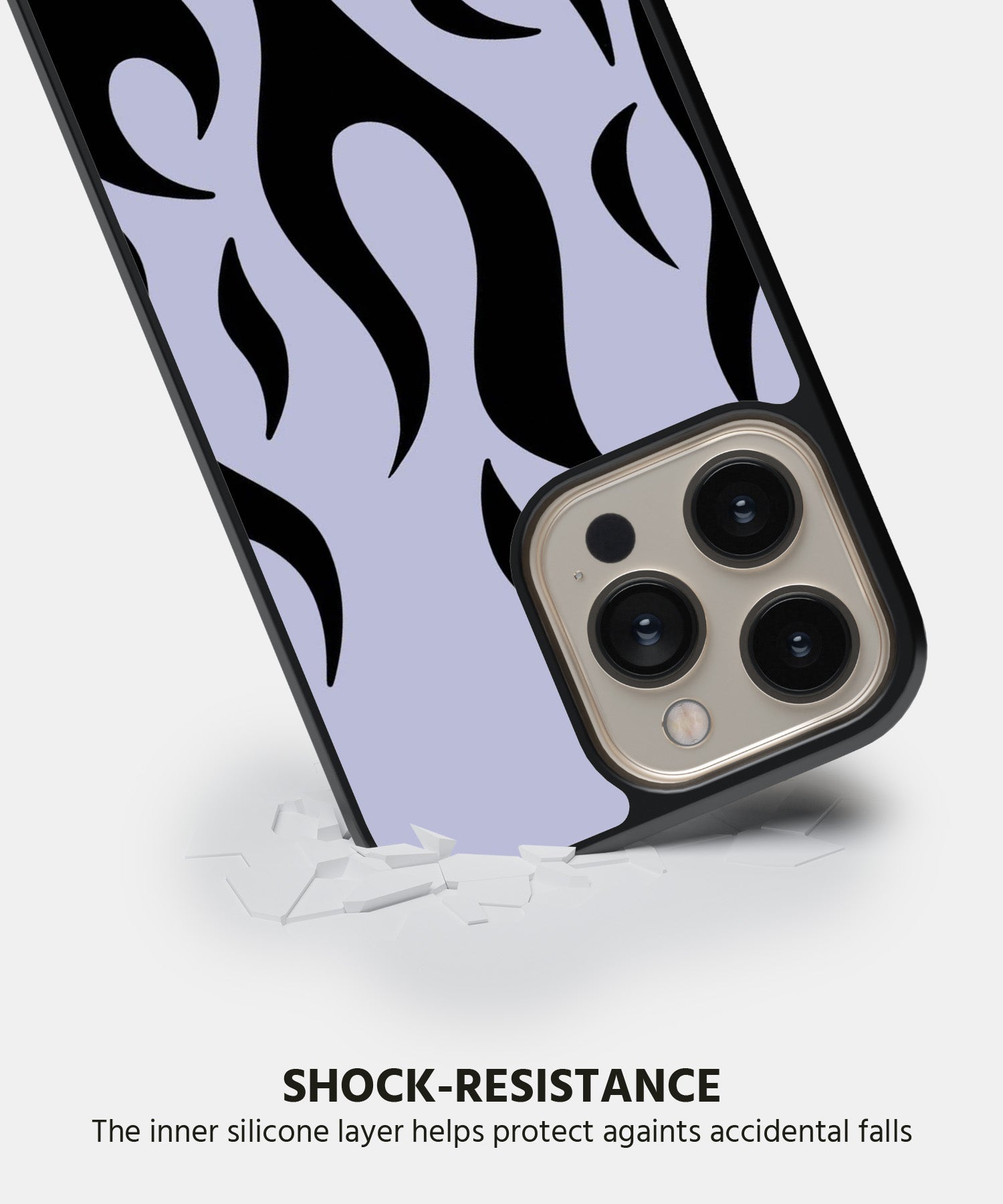 Black & Grey Flame