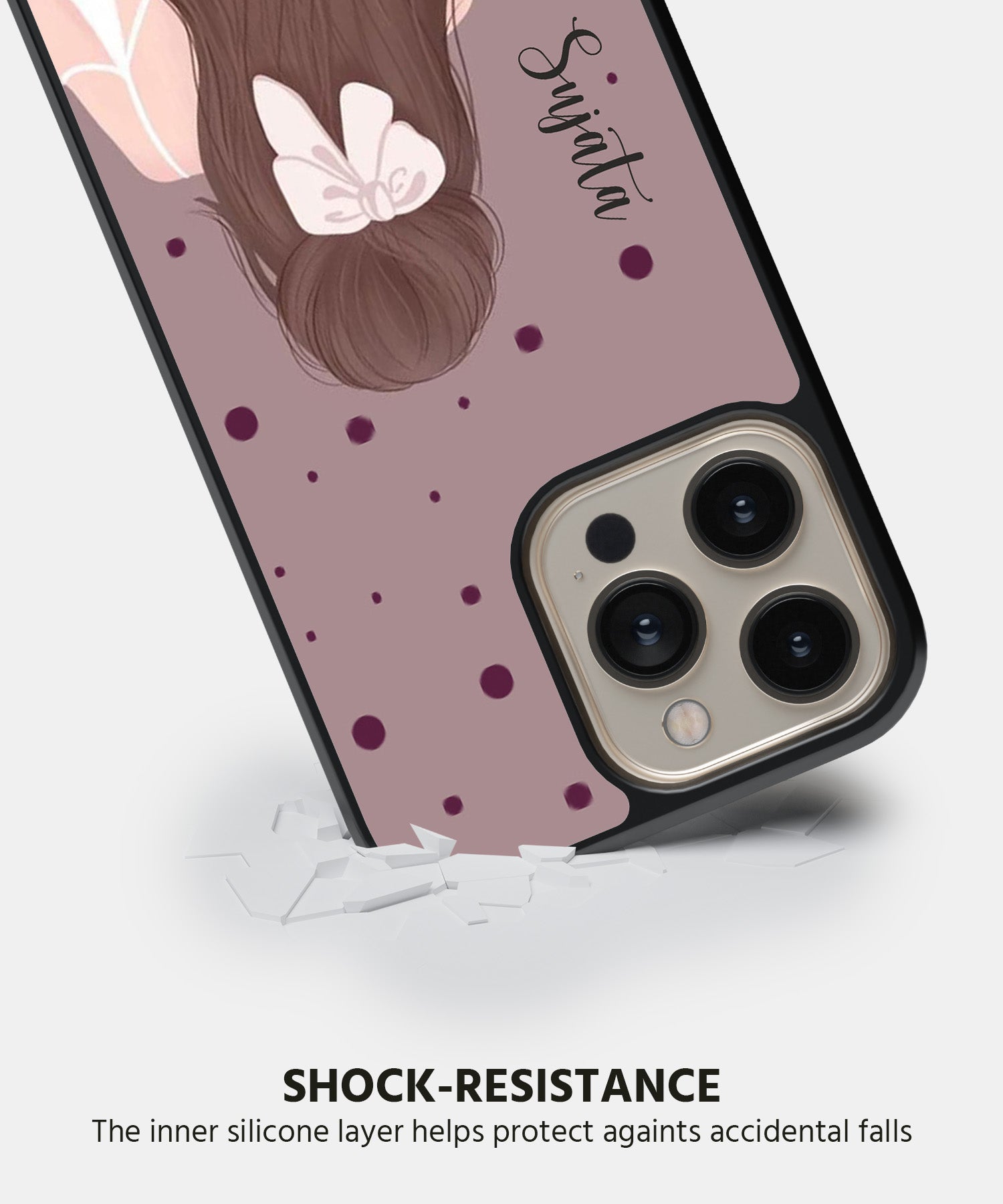 Bright Thinking Girl Mobile Back Cover