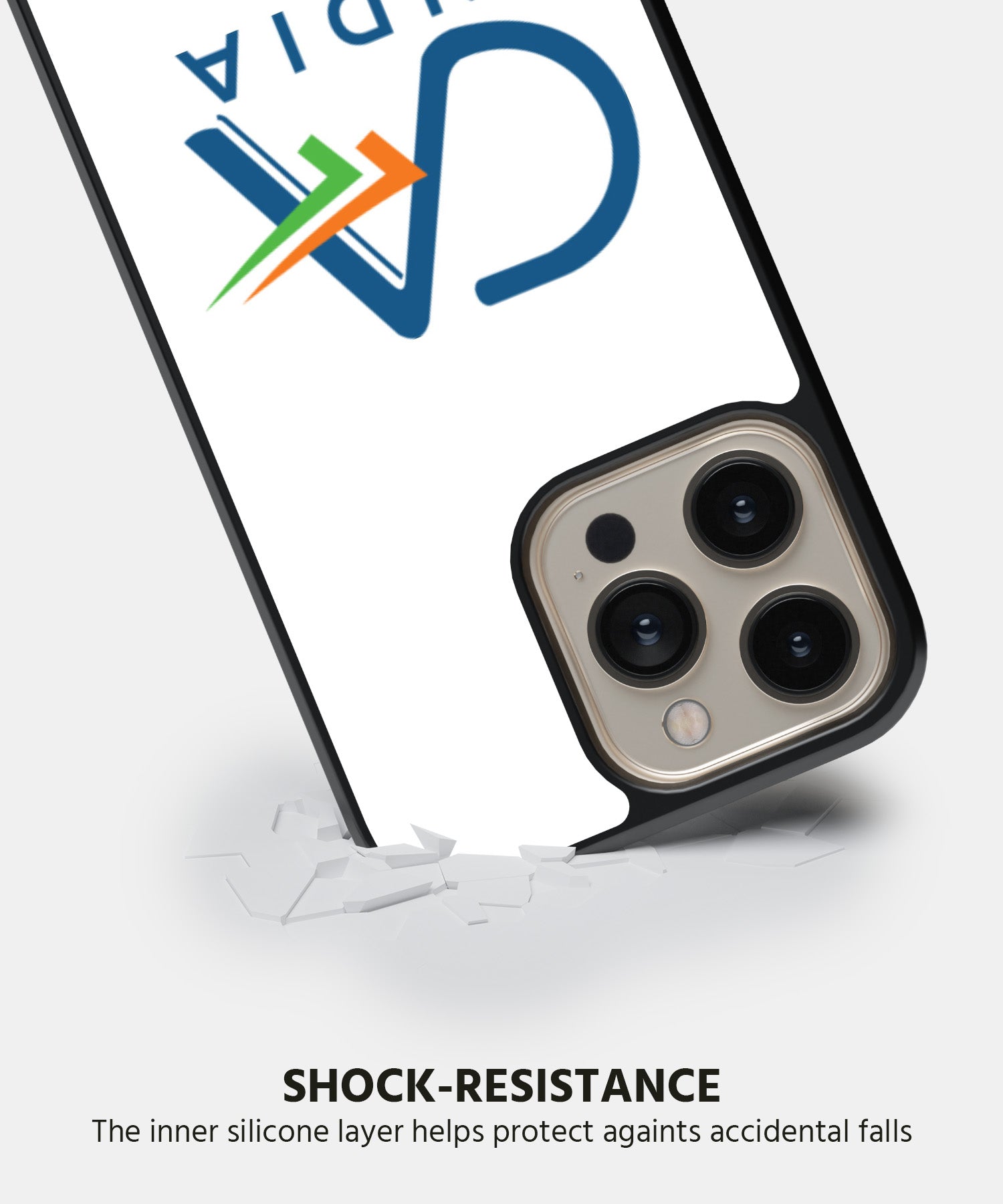 CA Logo & Name Mobile Back Cover
