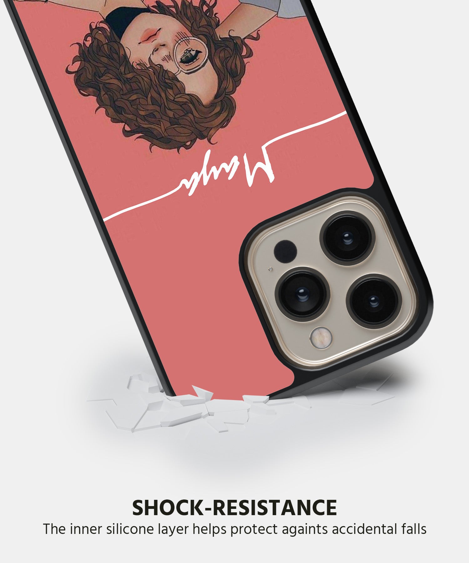 Curly Girl Mobile Back Cover