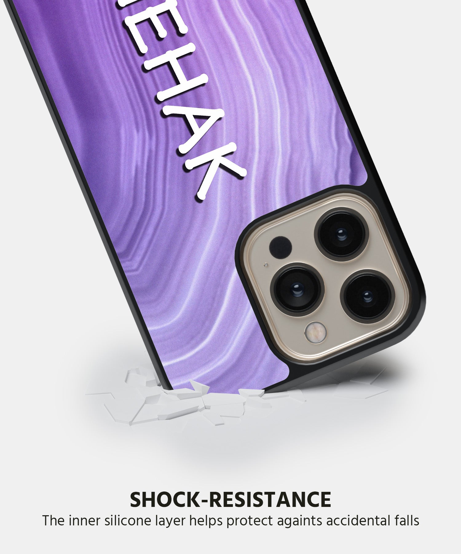 Lavender Agat Mobile Back Cover
