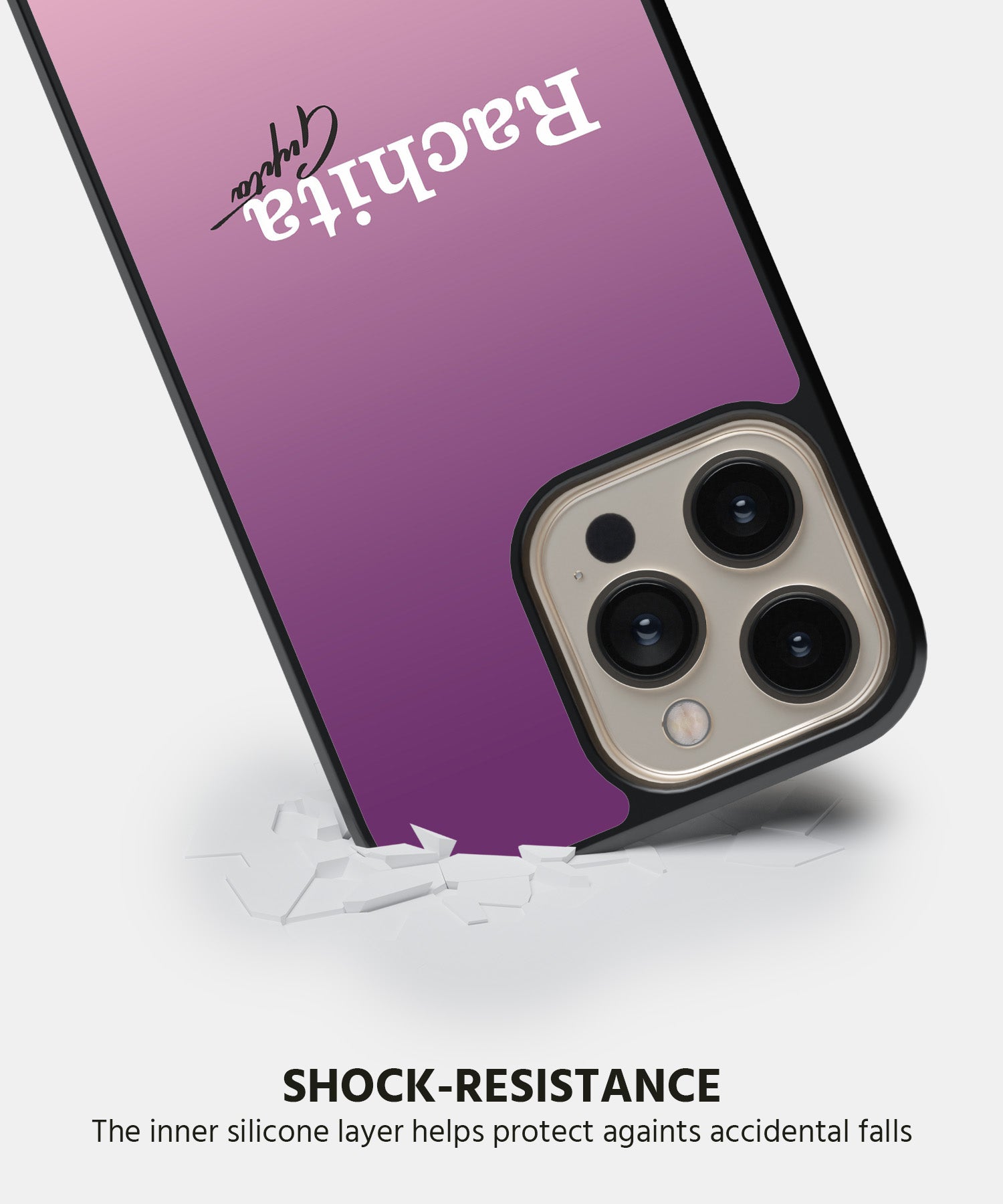 Purple Gradient Mobile Back Cover