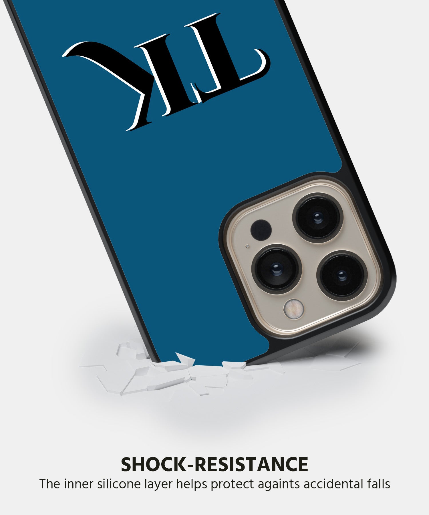 Stylish Blue Mobile Back Cover