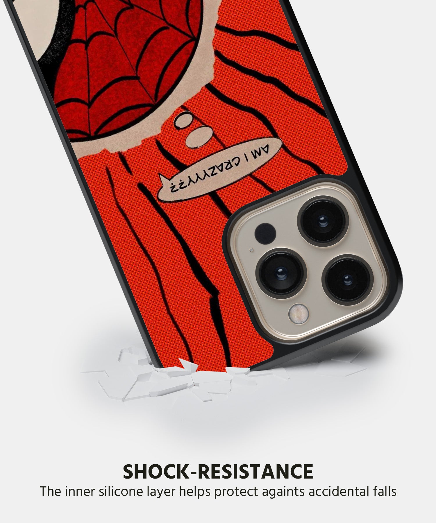 Am I Crazy Spidey Mobile Back Cover