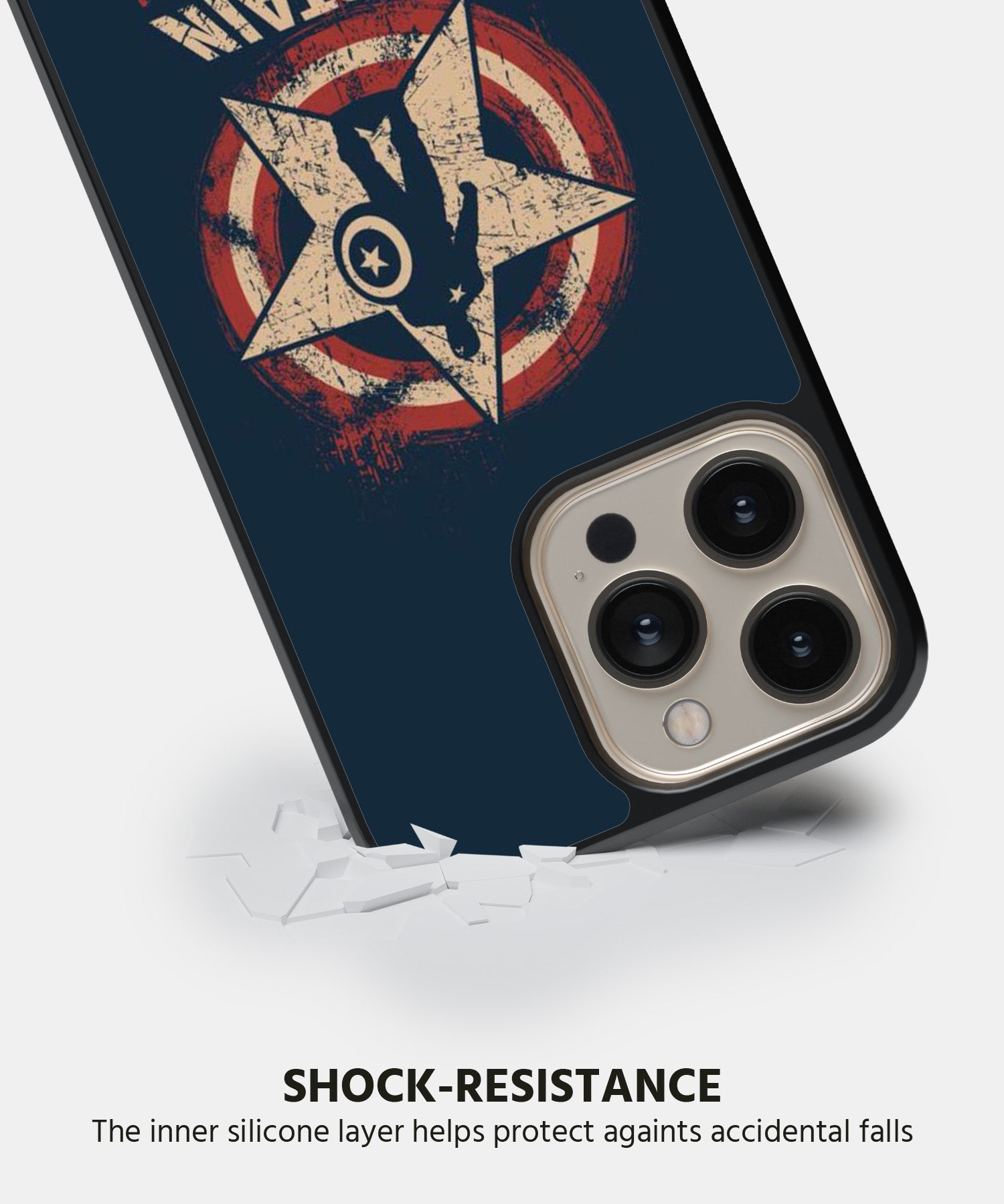 Captain America Mobile Back Cover