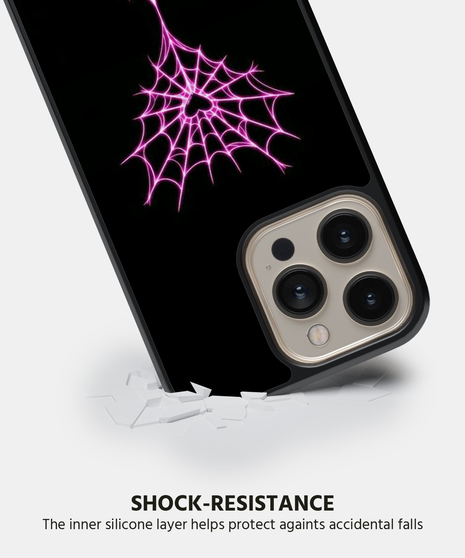 Heart Web Mobile Back Cover