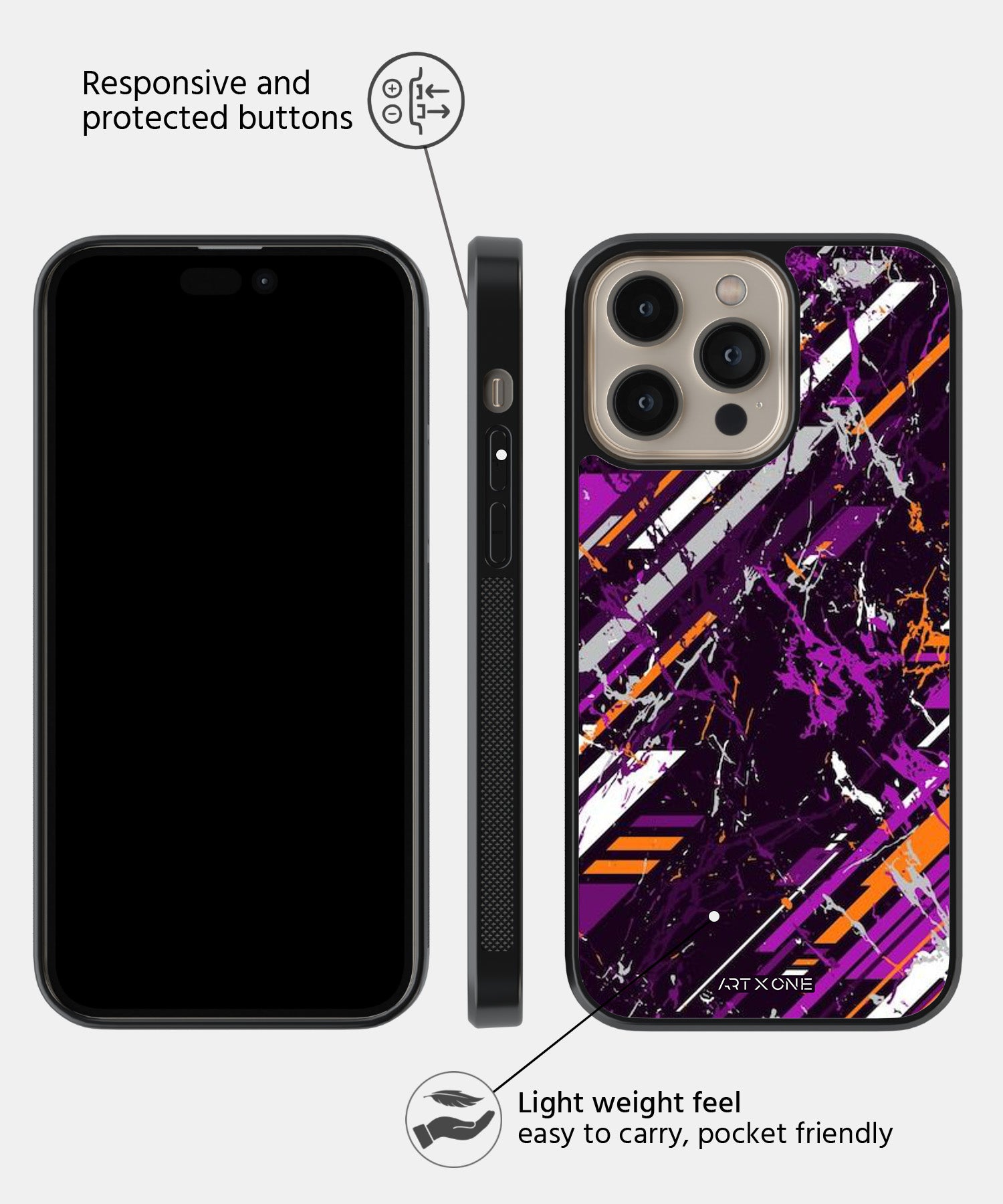 Abstract Gridiron Glory Pattern Mobile Back Cover