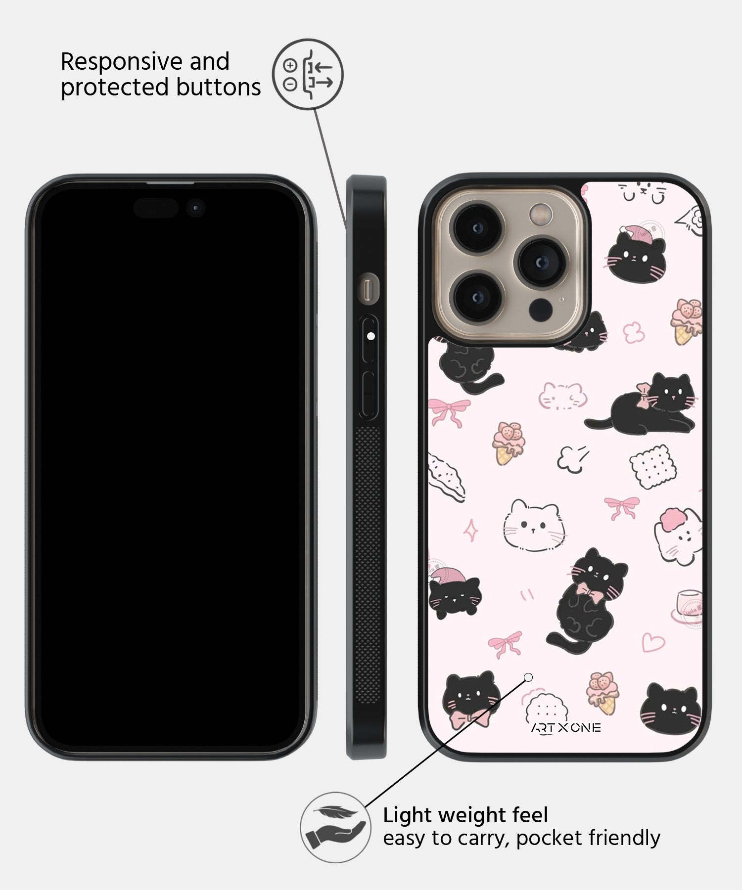 Whisker Treats Mobile Back Cover
