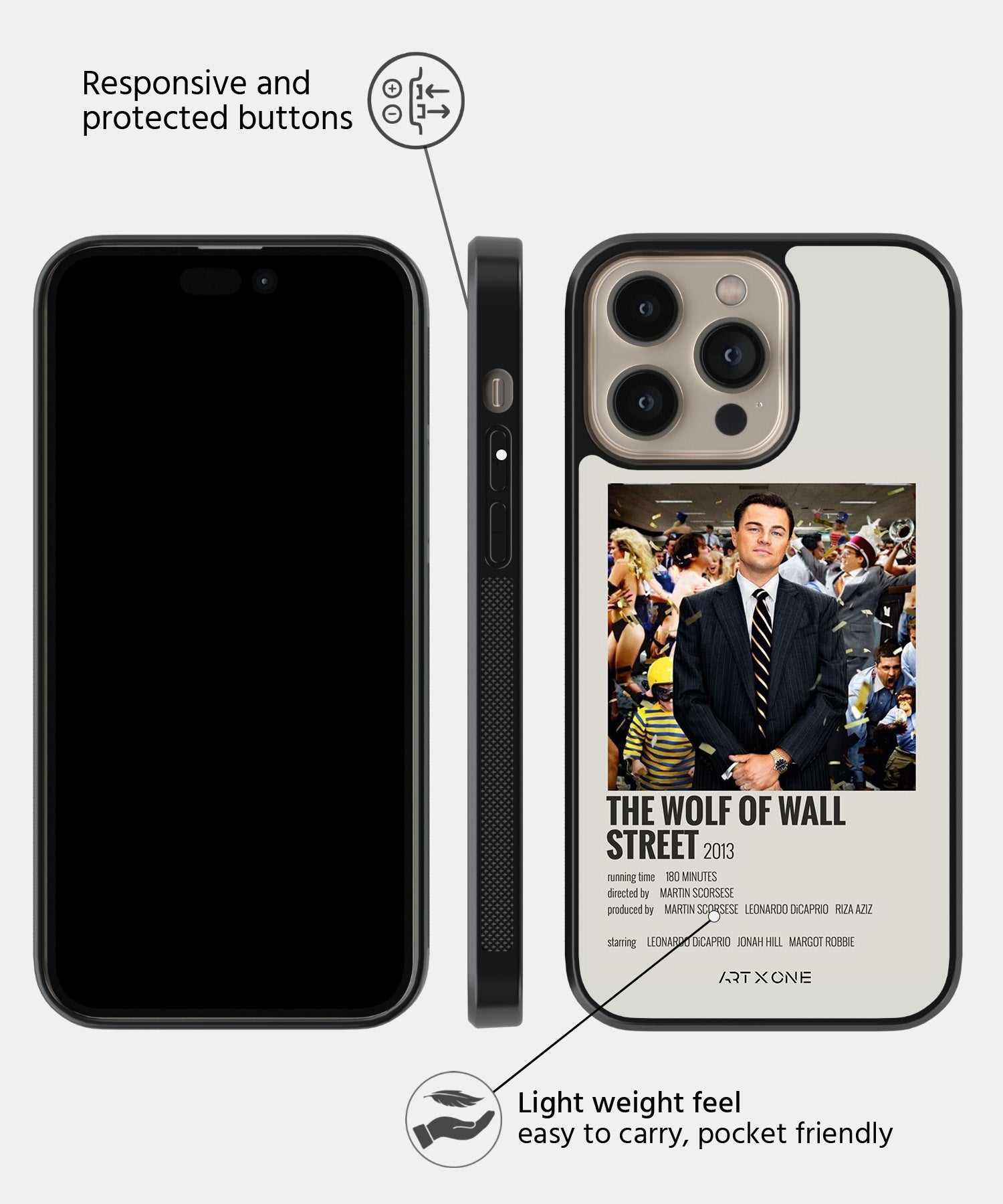 Wolf of the Wall Street Mobile Back Cover