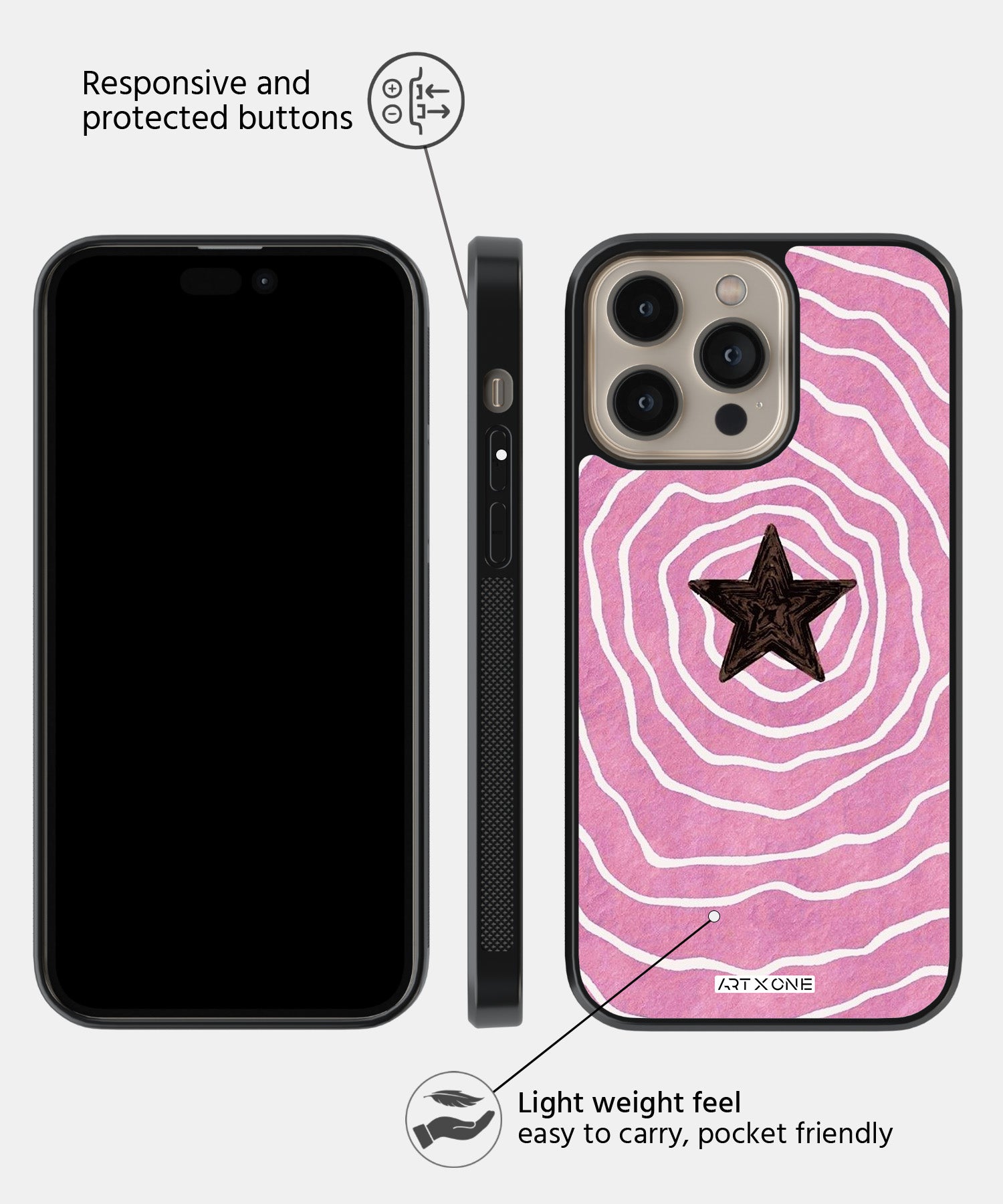 Starlit Waves Mobile Back Cover