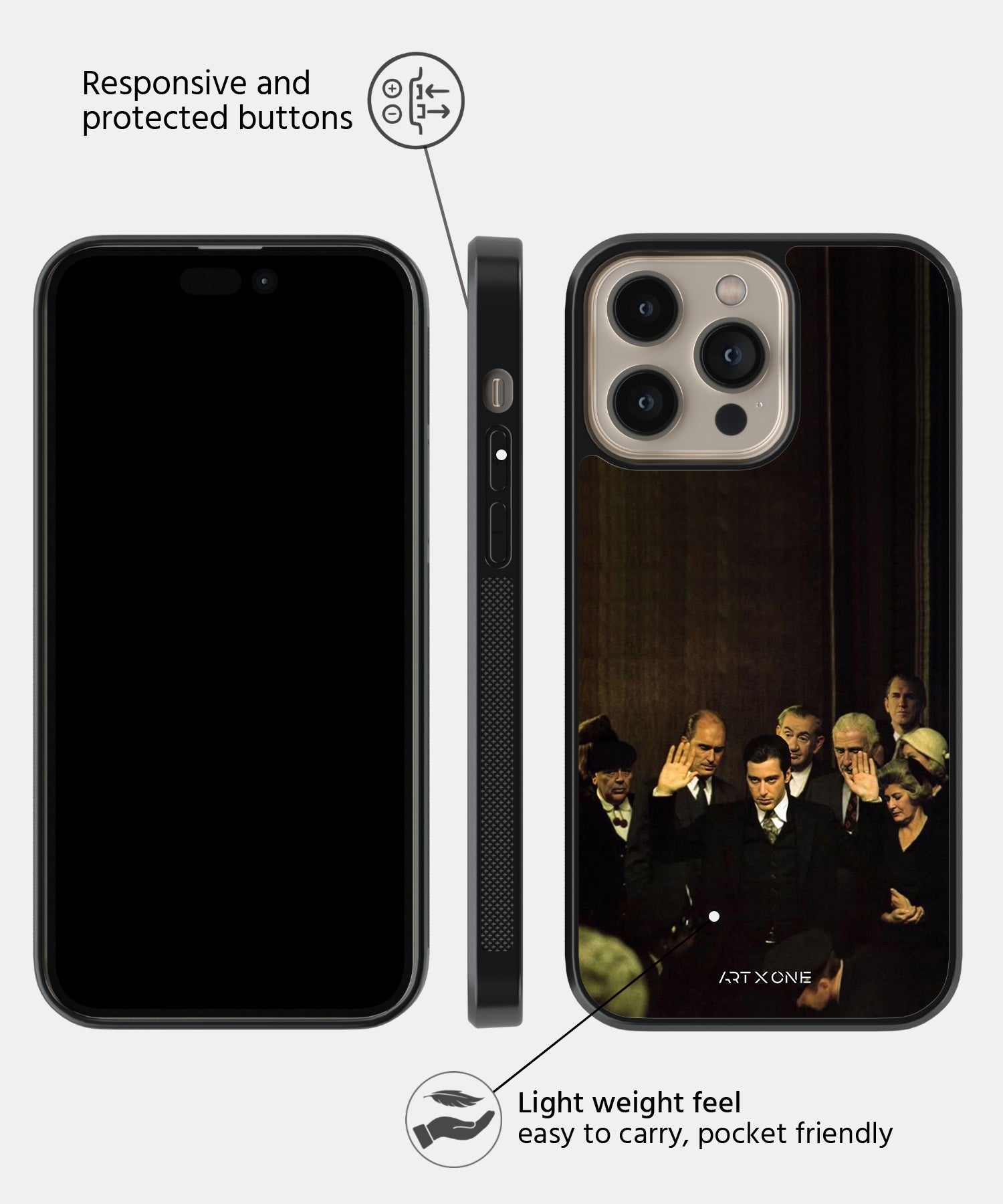 The Godfather Mobile Back Cover