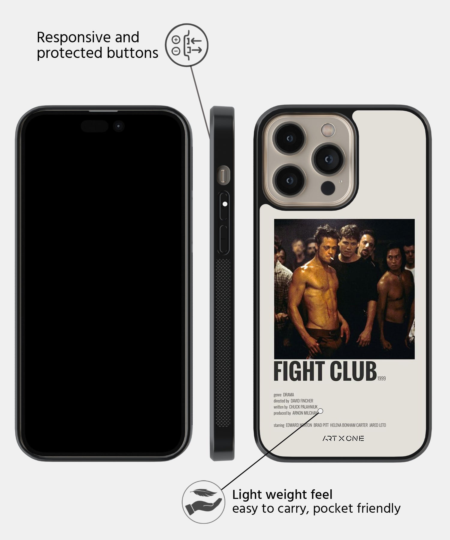 Fight Club 1999 Mobile Back Cover