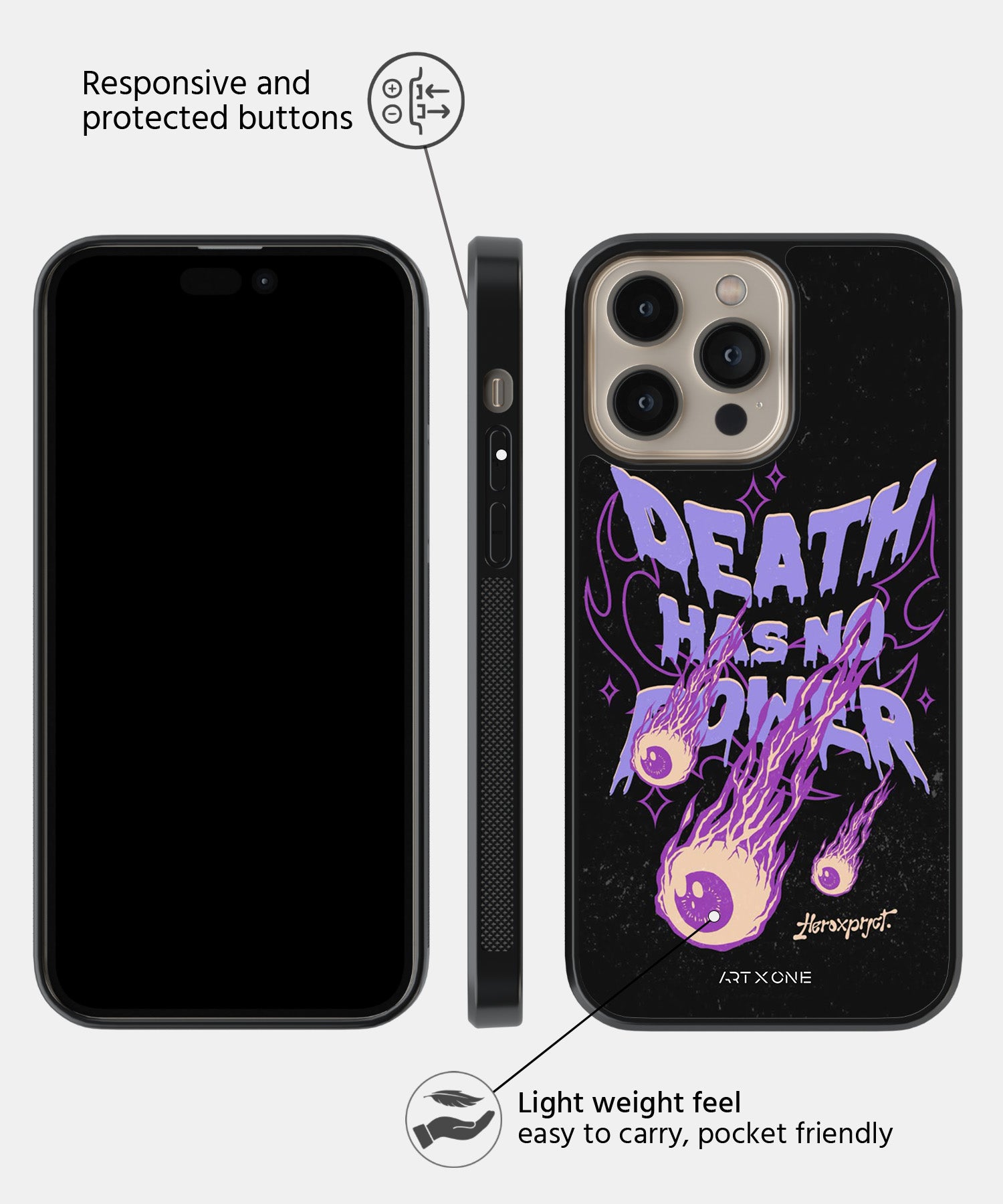 Death has no Power Mobile Back Cover