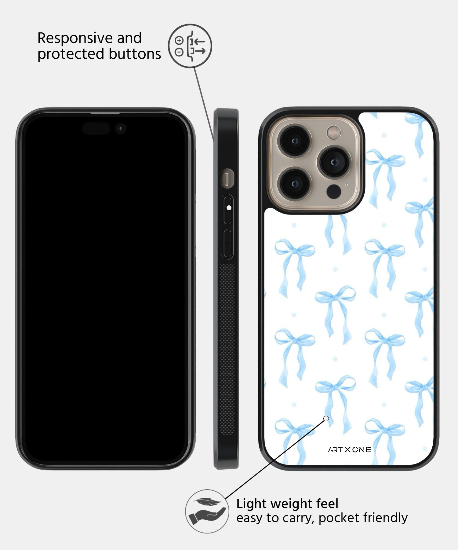 Whimsy Bows Mobile Back Cover