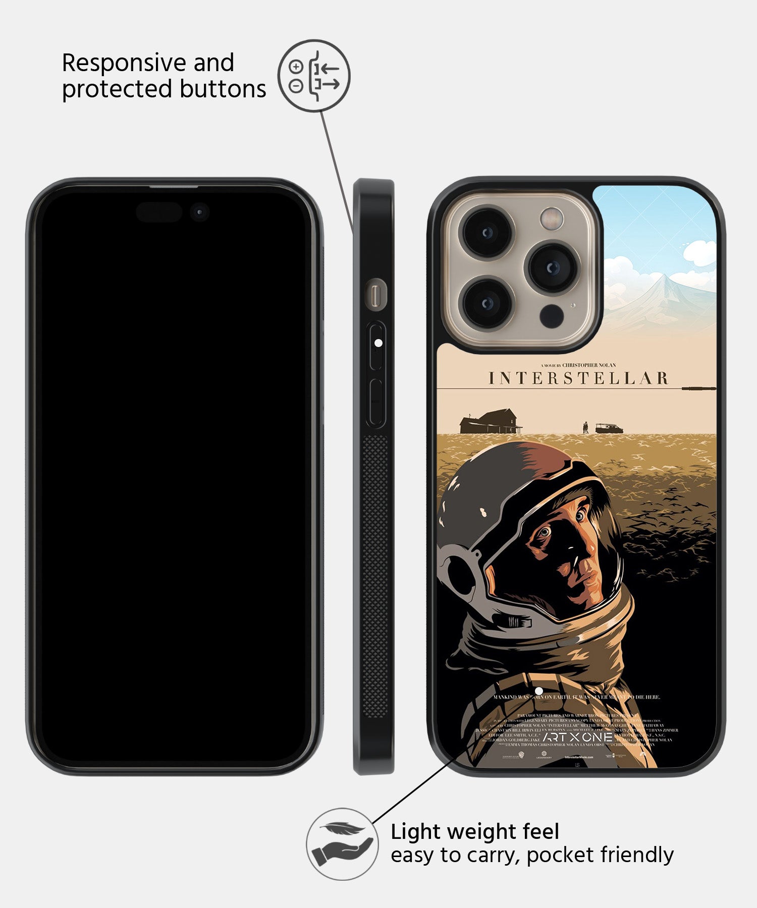 Interstellar Cooper Mobile Back Cover