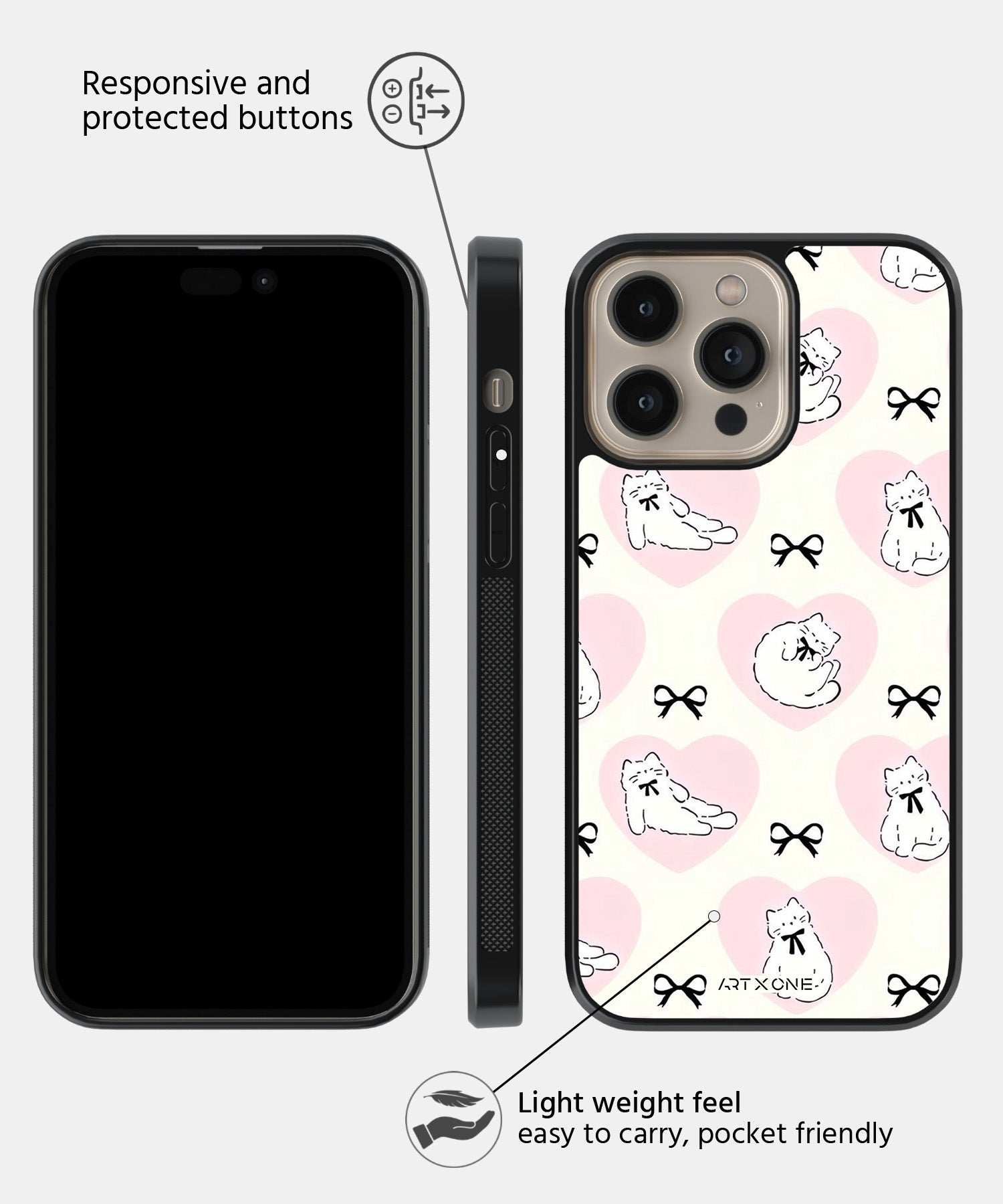 Blush Meowments Mobile Back Cover