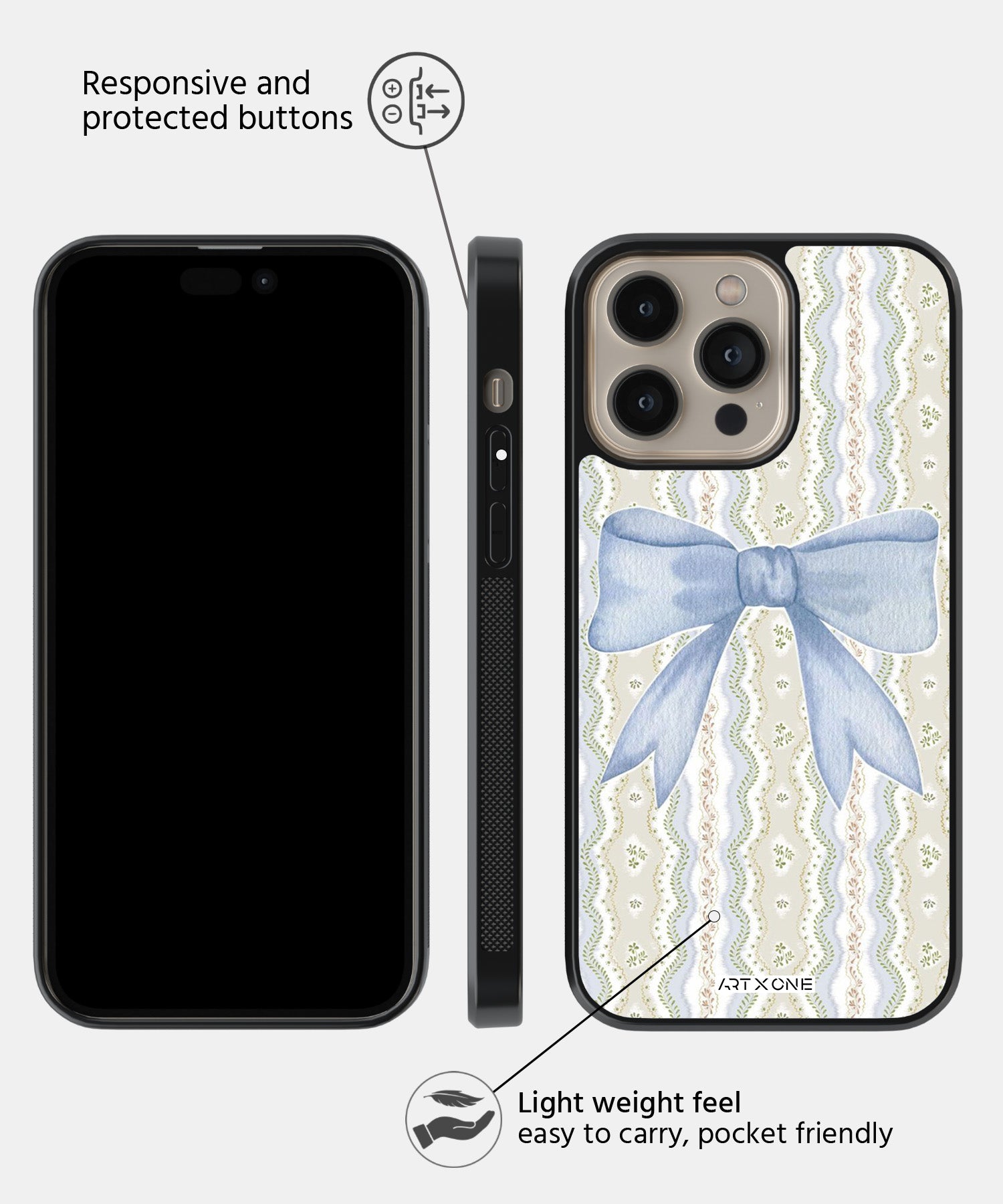 Heirloom Ribbon Mobile Back Cover