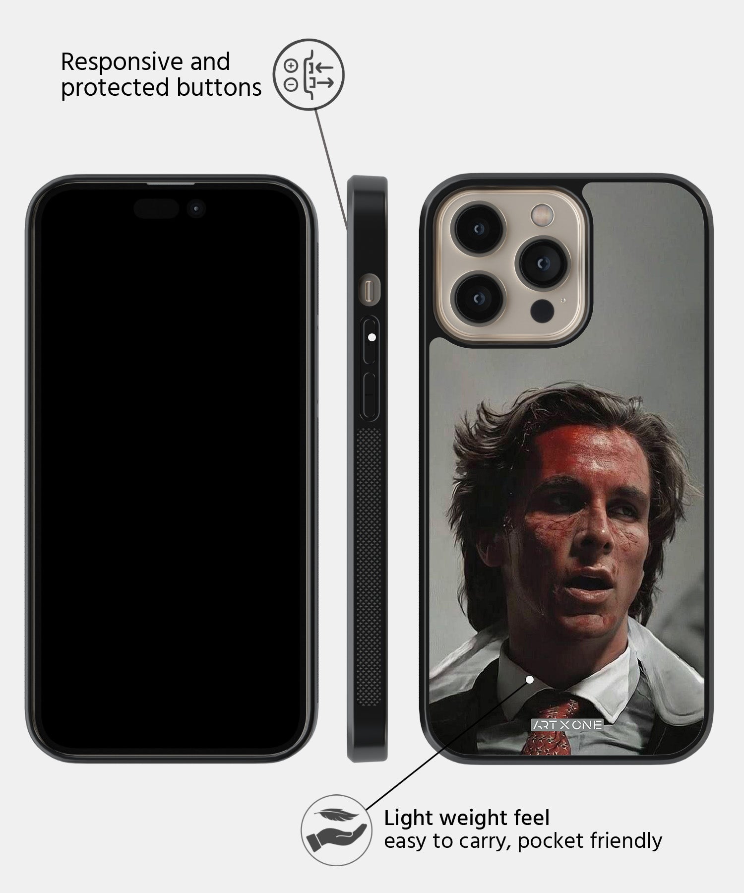 Patrick Bateman Patrick Bateman Psycho Mobile Back Cover