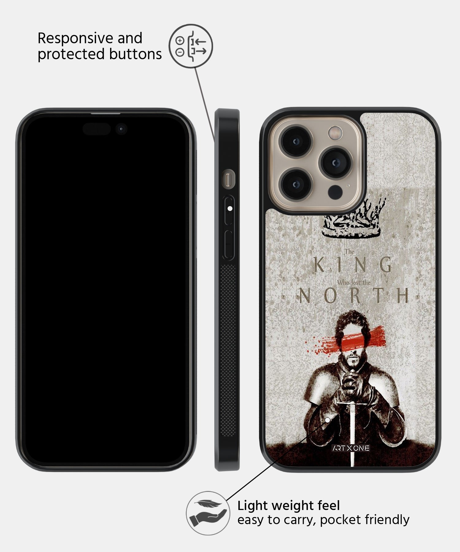 King in North Mobile Back Cover