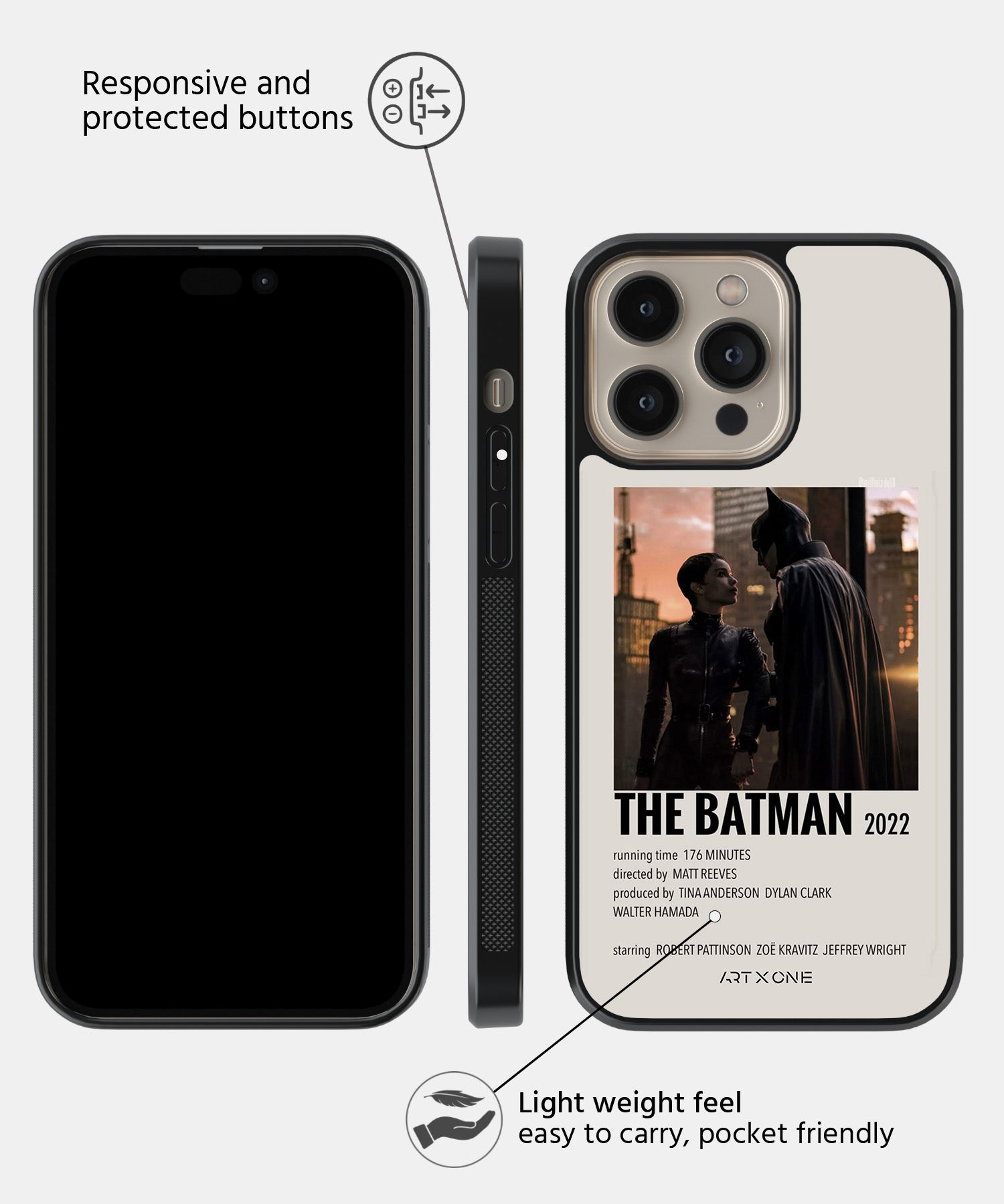 The Batman 2022 Mobile Back Cover