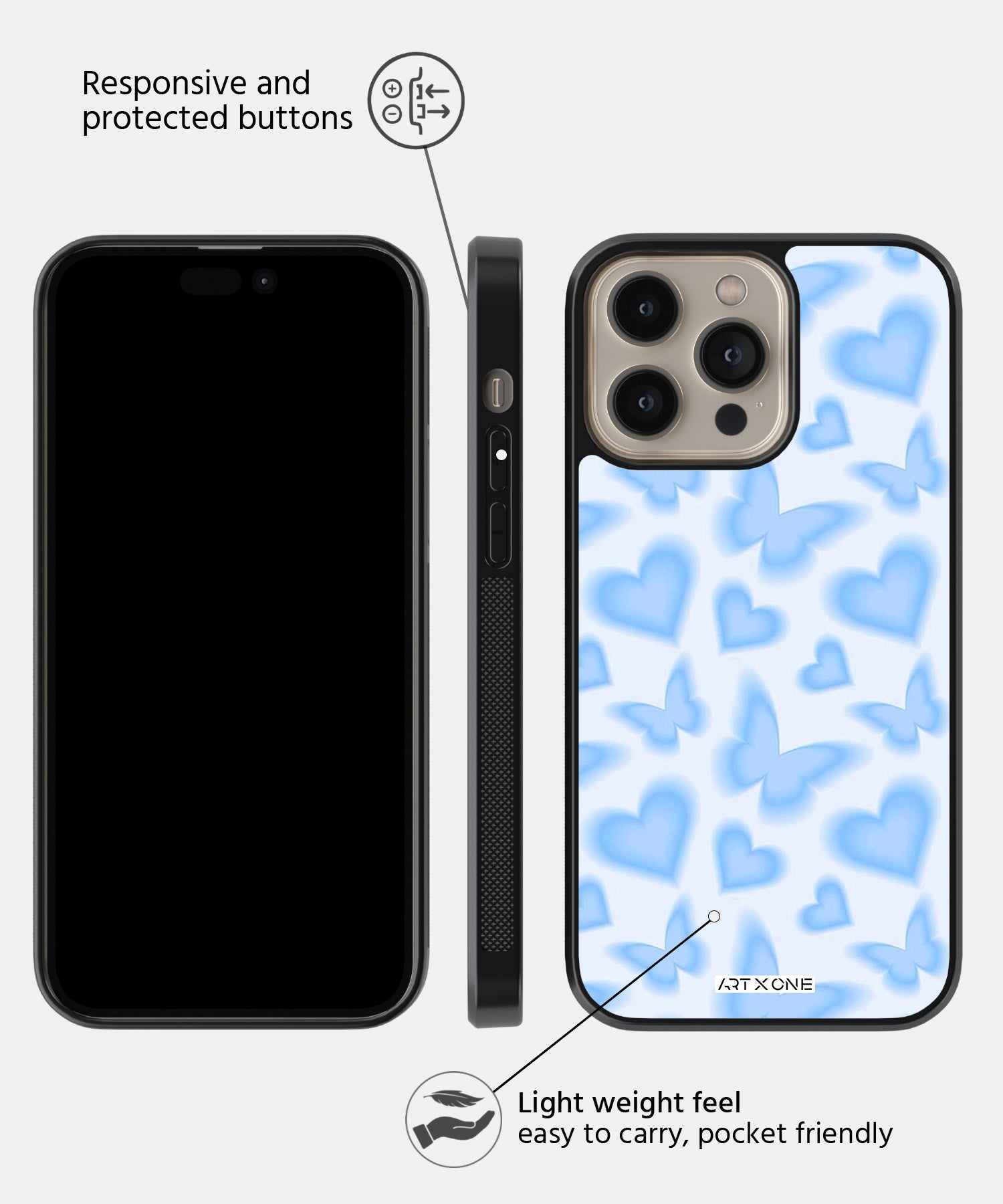 Cloudy Crush Mobile Back Cover