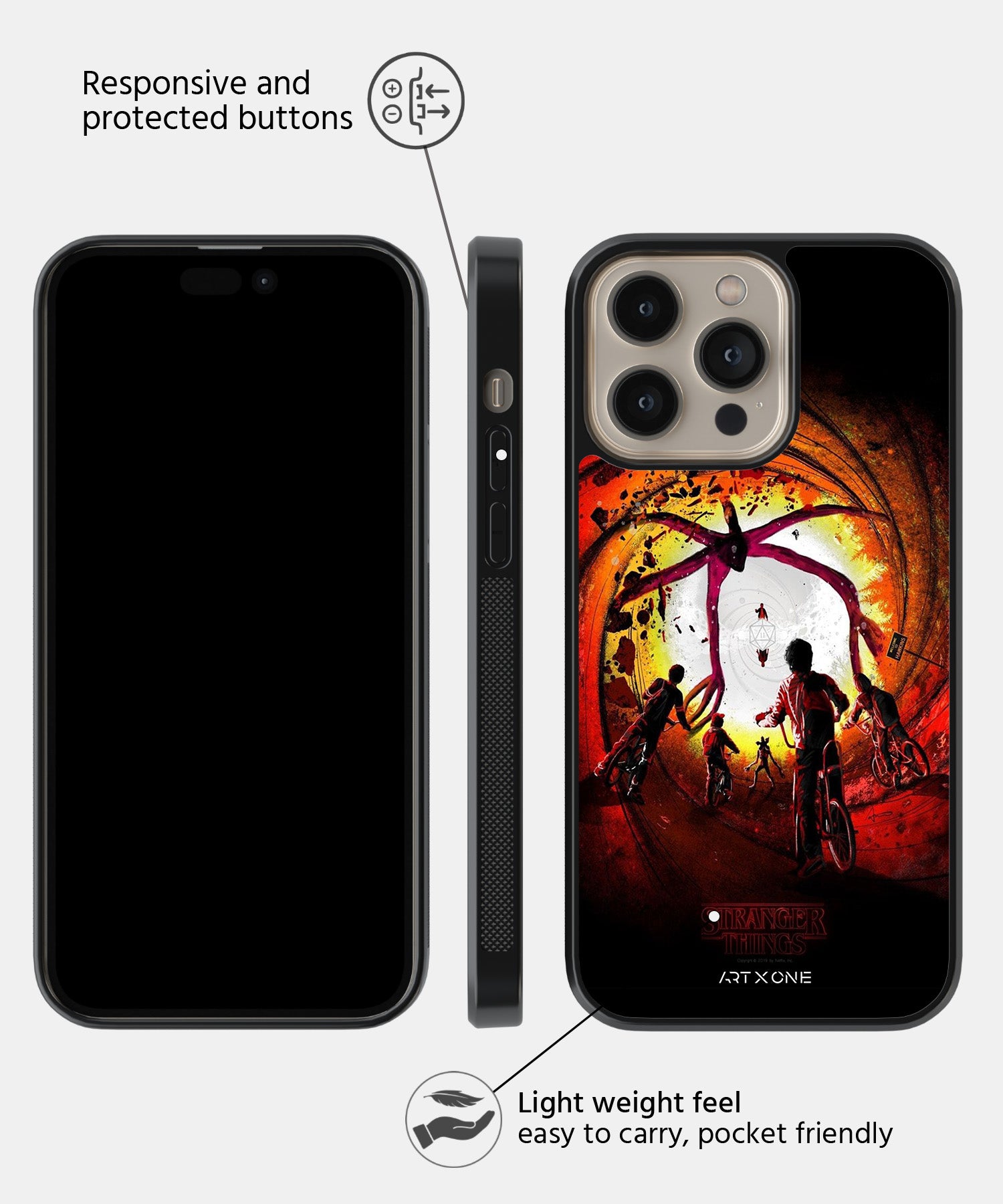 Stranger Things Mobile Back Cover
