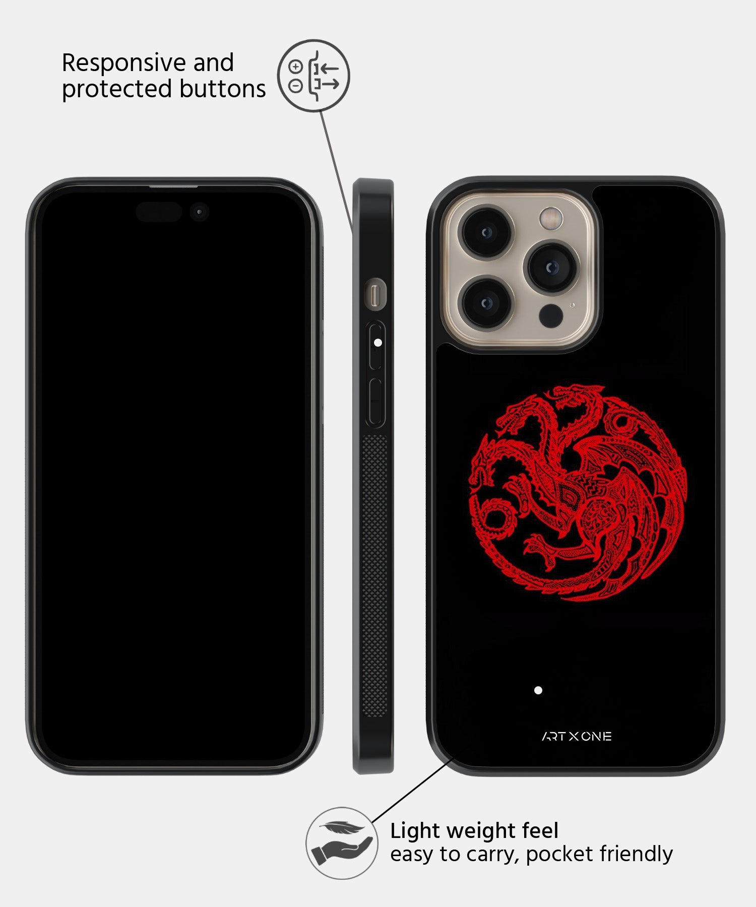 House of Dragon Mobile Back Cover