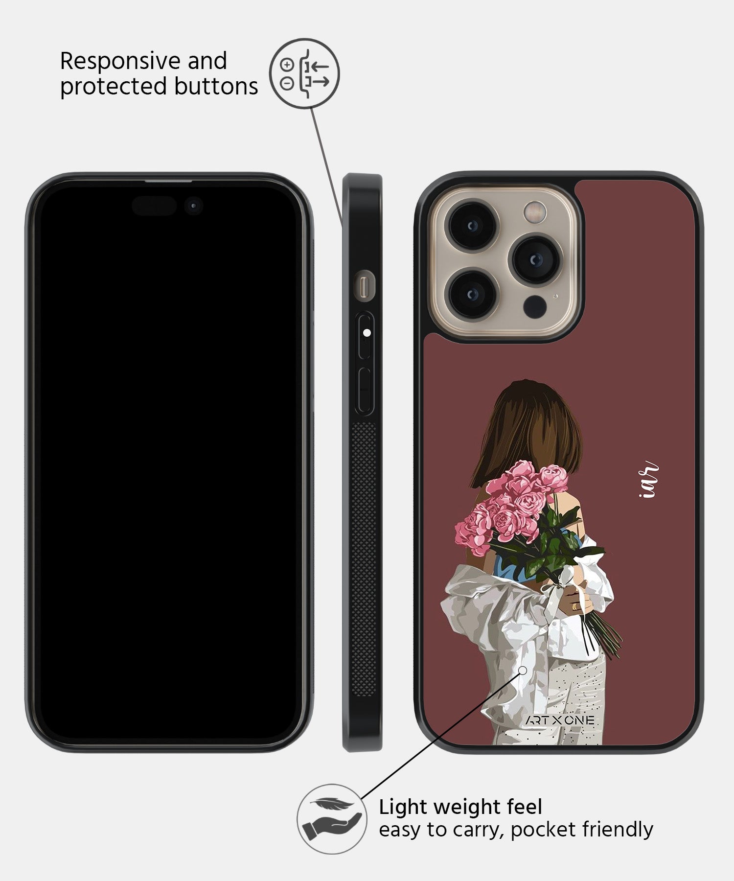 Bookey Girl Mobile Back Cover