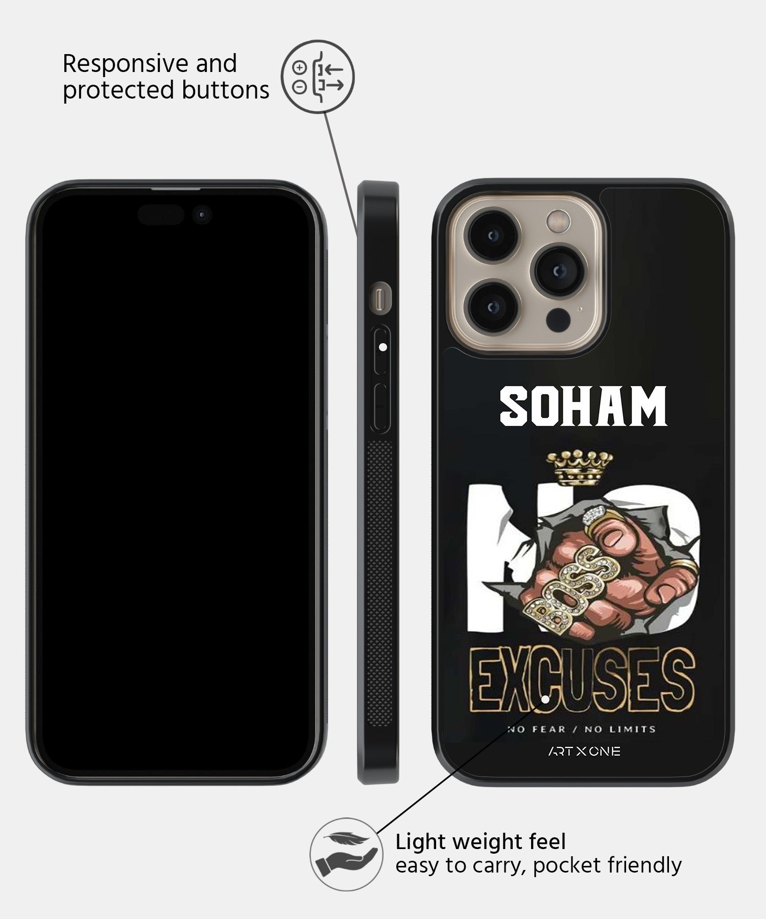 Boss Name Mobile Back Cover