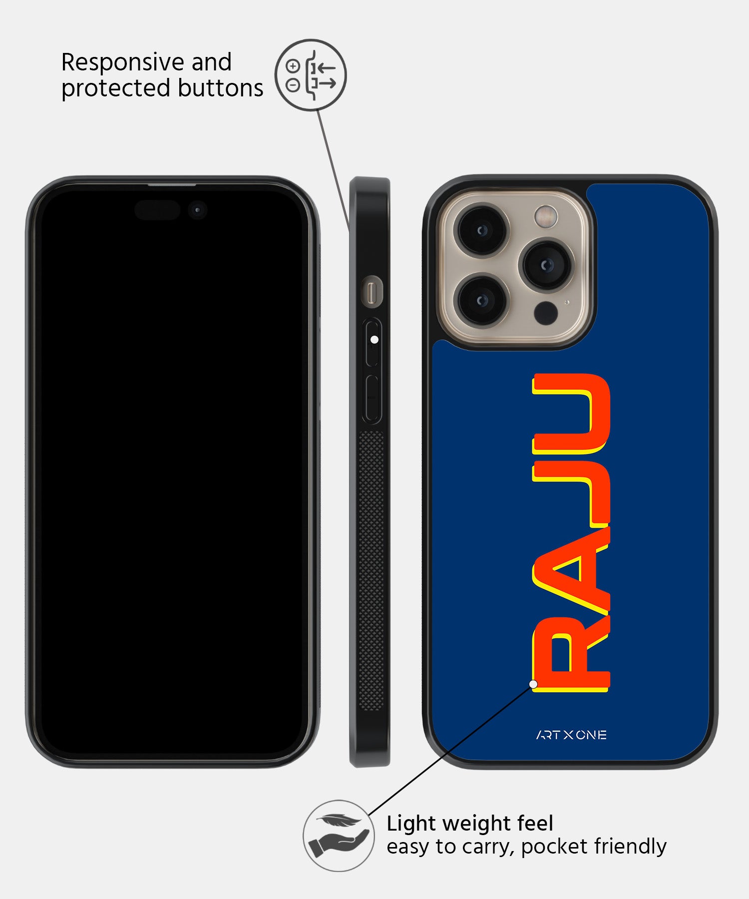 Dark Blue Mobile Back Cover