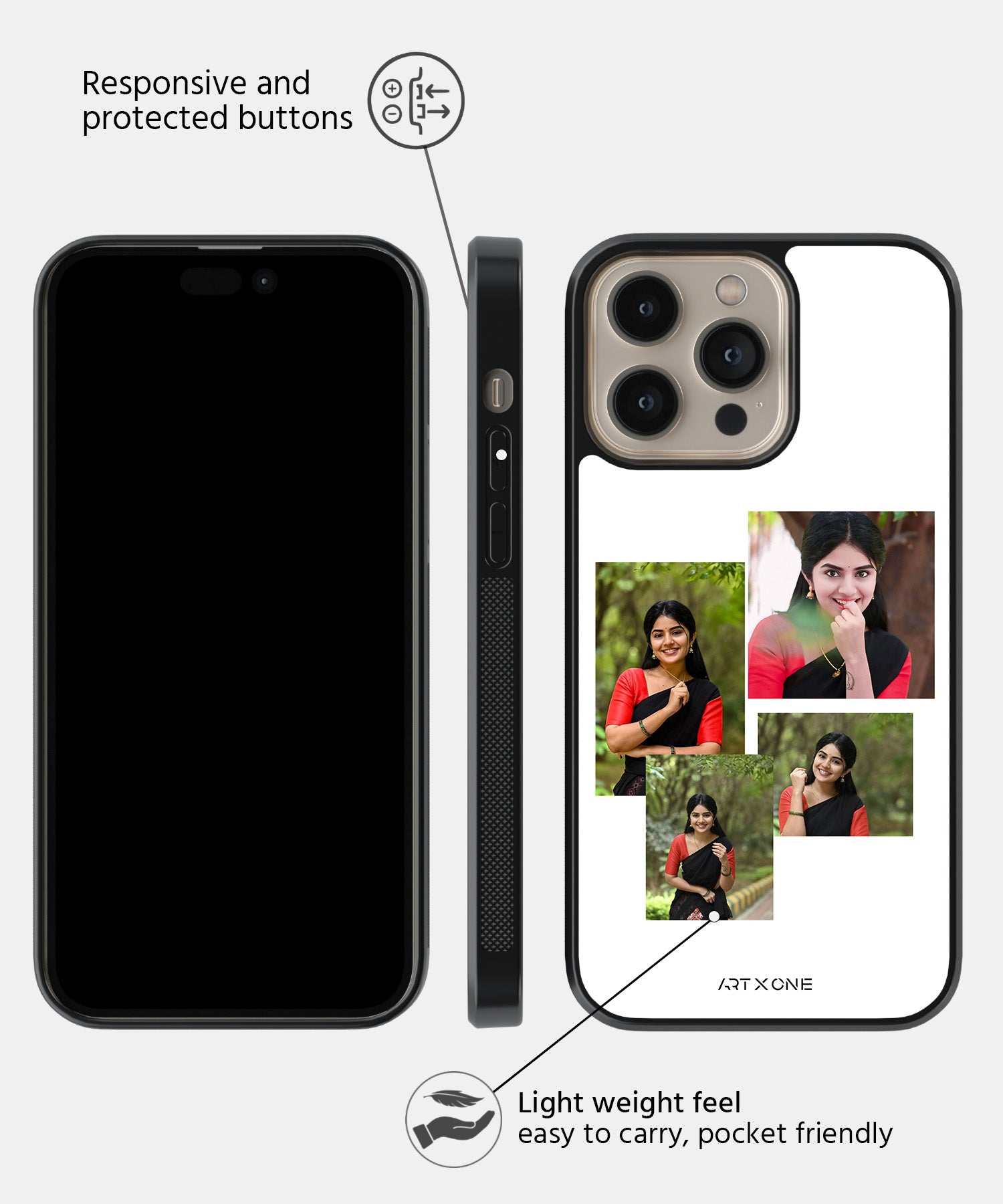 Photo Card Template Mobile Back Cover