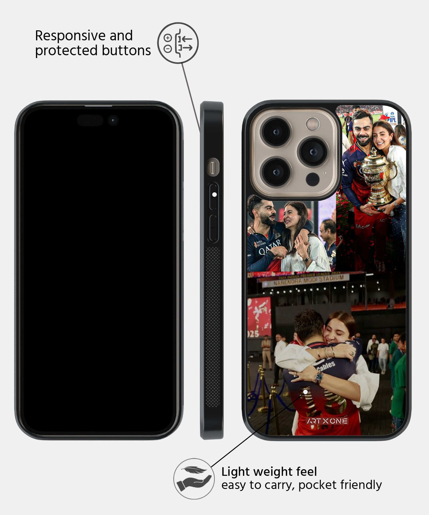 Virat-Anushka IPL Mobile Back Cover